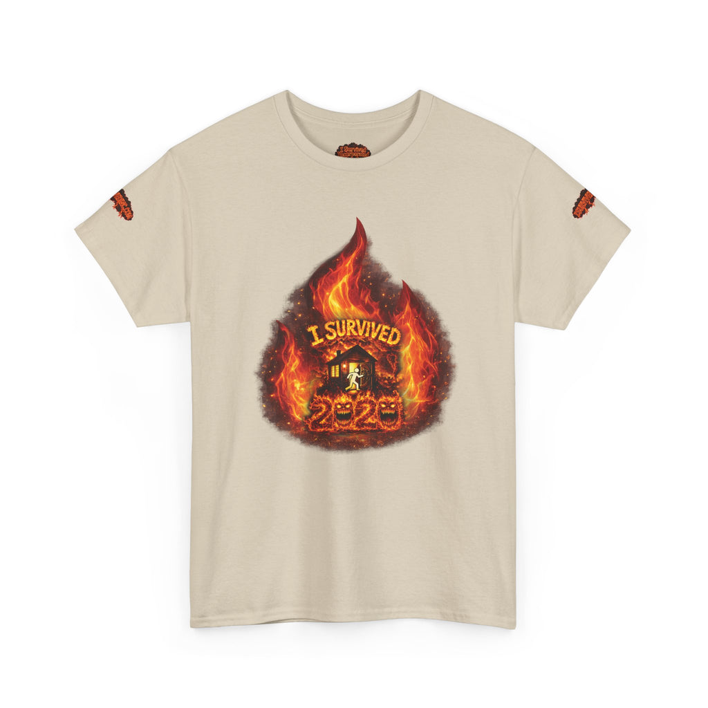 I Survived 2020 — Director's Cut S2:E3 "The California Wildfires" | Wildfire Edition Memorial Unisex Heavy Cotton Tee (SPECIAL EDITION)