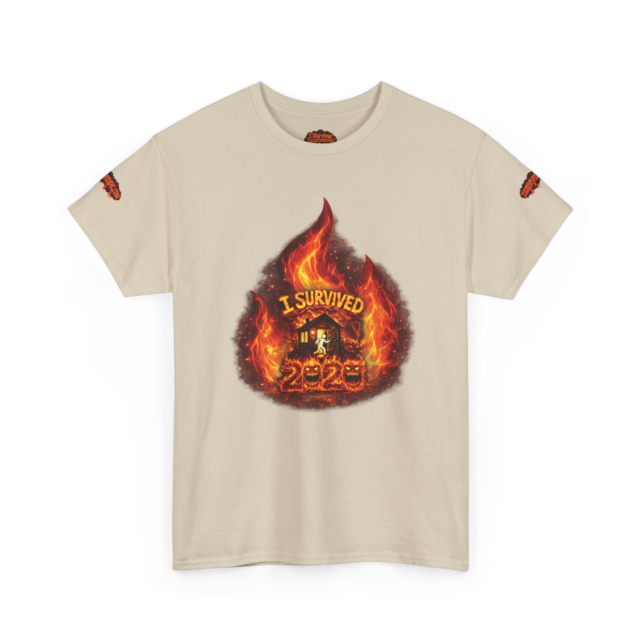 I Survived 2020 — Director's Cut S2:E3 "The California Wildfires" | Wildfire Edition Memorial Unisex Heavy Cotton Tee (SPECIAL EDITION)