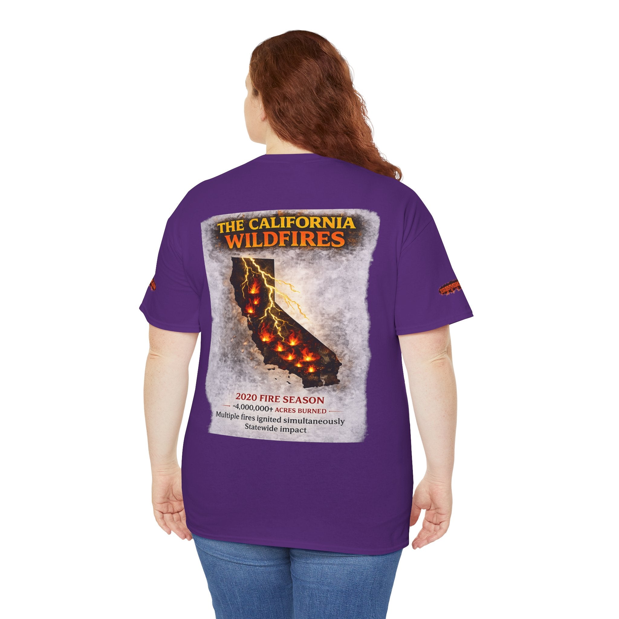 I Survived 2020 — Director's Cut S2:E3 "The California Wildfires" | Wildfire Edition Memorial Unisex Heavy Cotton Tee (SPECIAL EDITION)