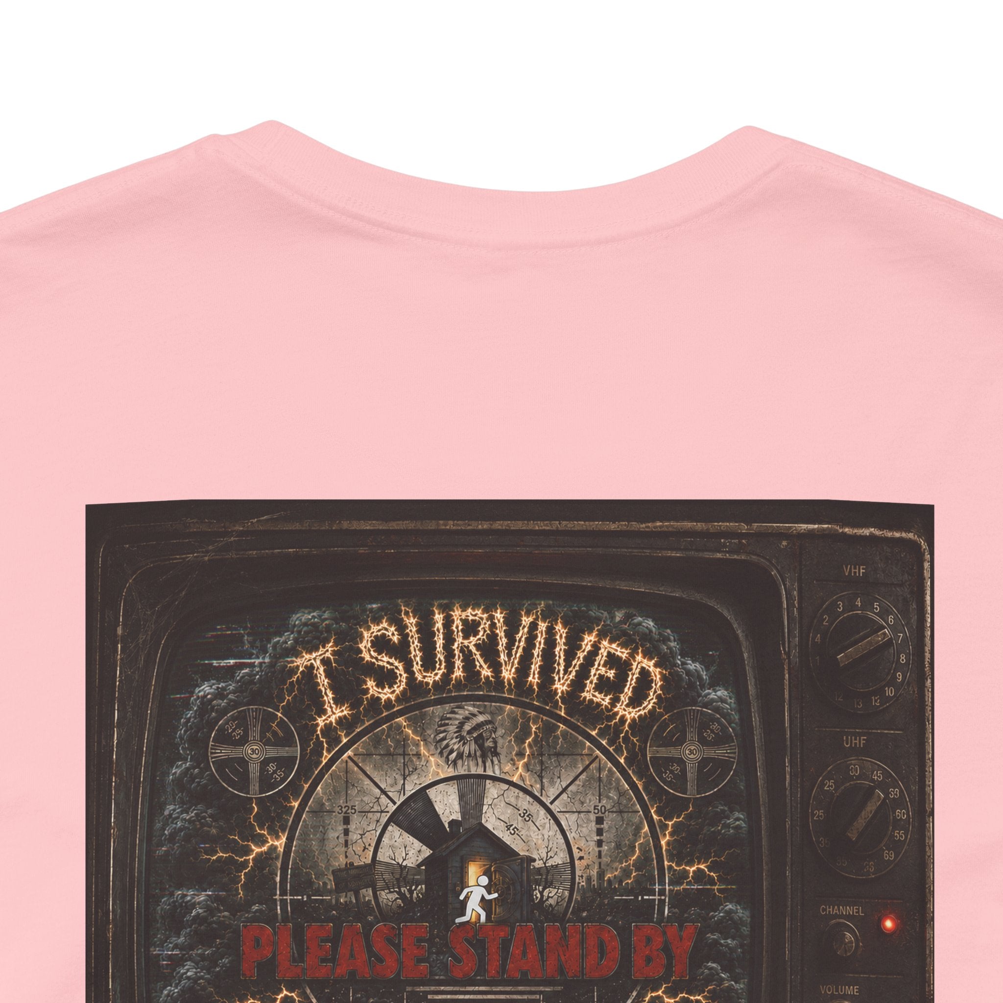I Survived 2020 — "Please Stand By" Test Pattern Tee Summer Premier Unisex Jersey Short Sleeve Tee