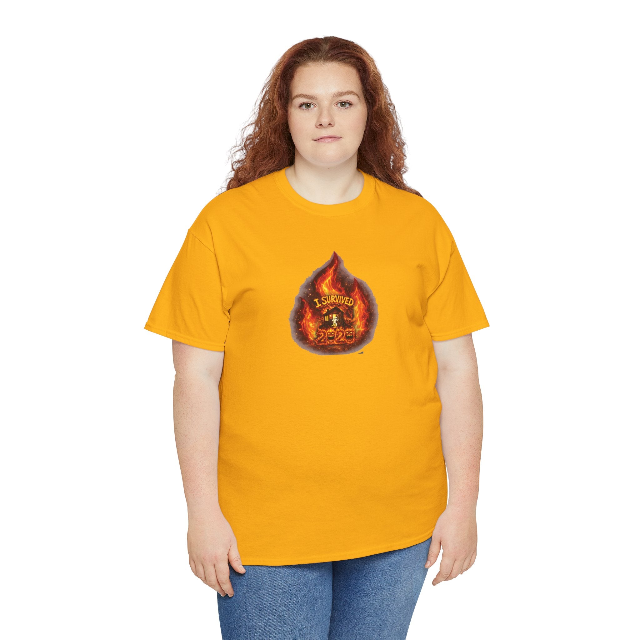 I Survived 2020 — WILDFIRES S2:E1: Director's Cut "Berry Creek" Memorial Unisex Heavy Cotton Tee