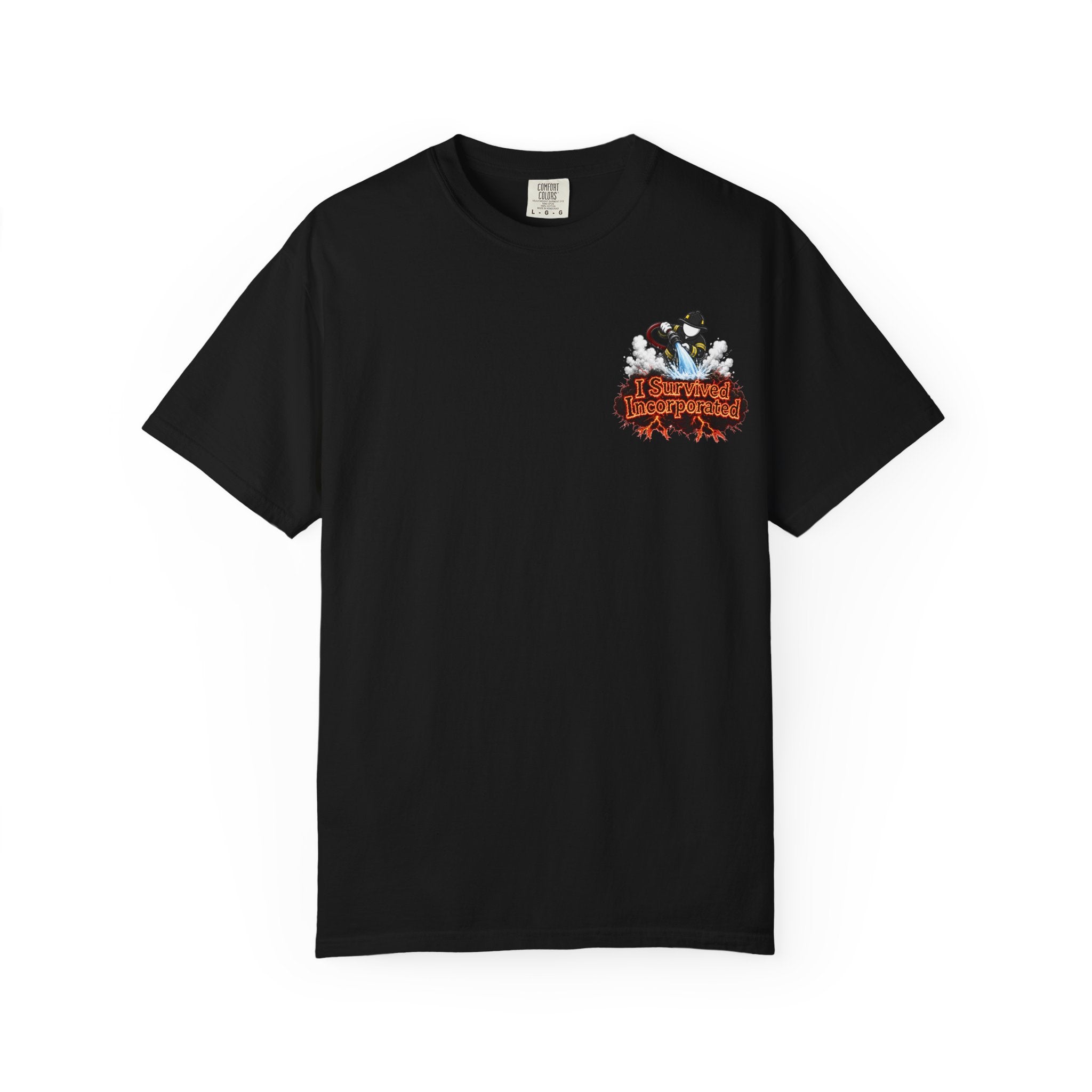 I Survived 2020 — "Please Stand By" Test Pattern Tee Wildfire Signal Edition Summer Premiere Unisex Garment-Dyed T-shirt