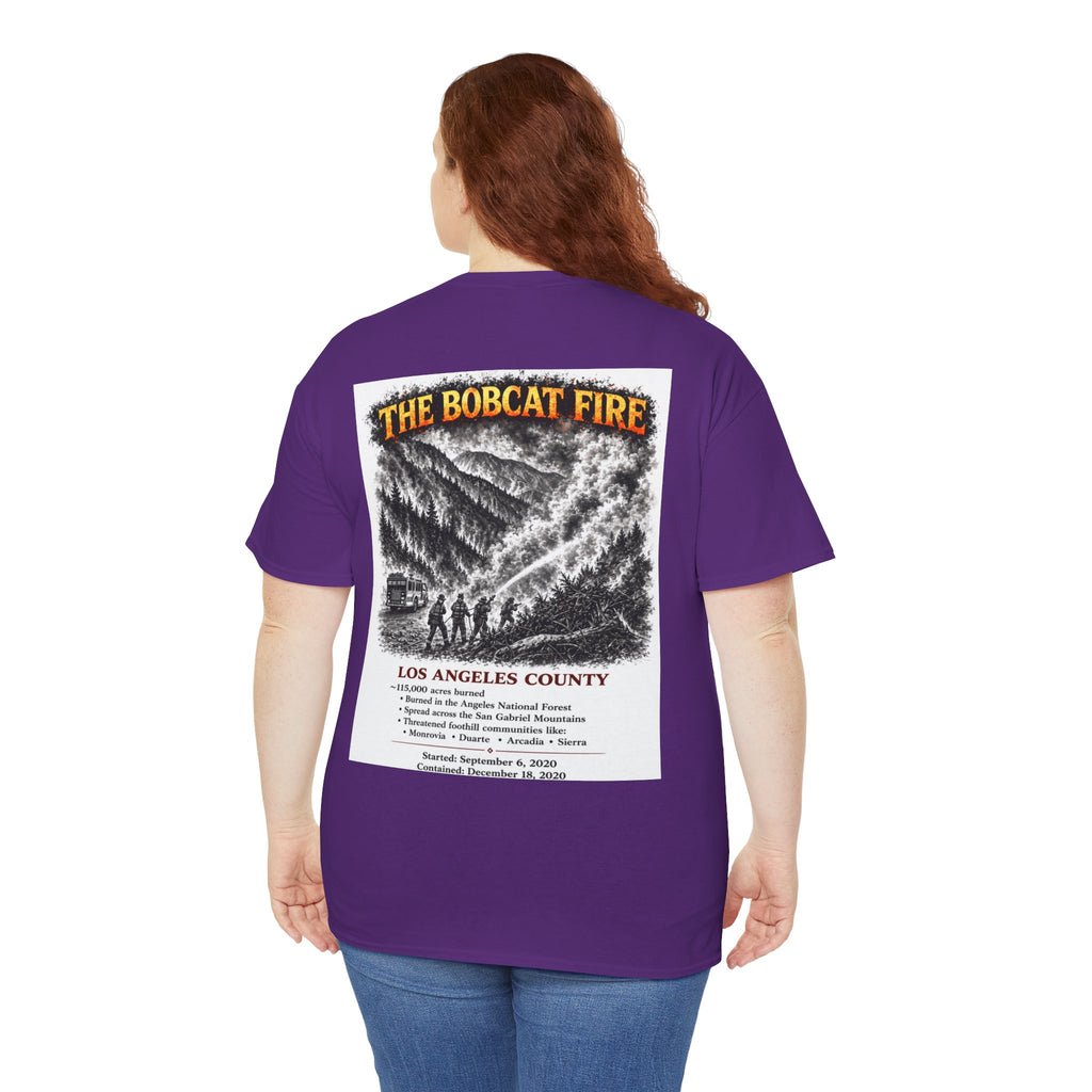 I Survived 2020 — S2:E2 "The Bobcat Fire" | Wildfire Edition Memorial Unisex Heavy Cotton Tee