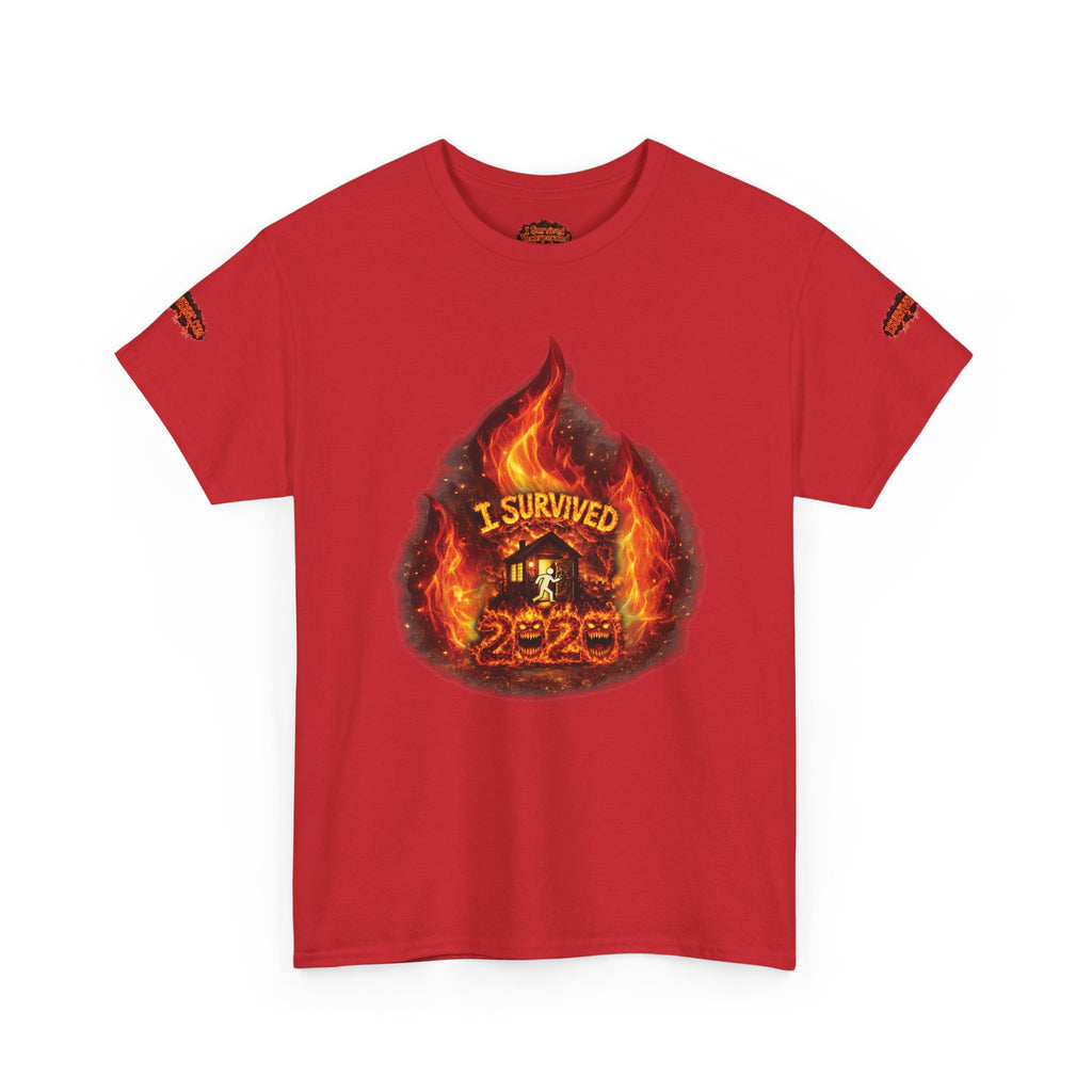 I Survived 2020 — Director's Cut S2:E3 "The California Wildfires" | Wildfire Edition Memorial Unisex Heavy Cotton Tee (SPECIAL EDITION)