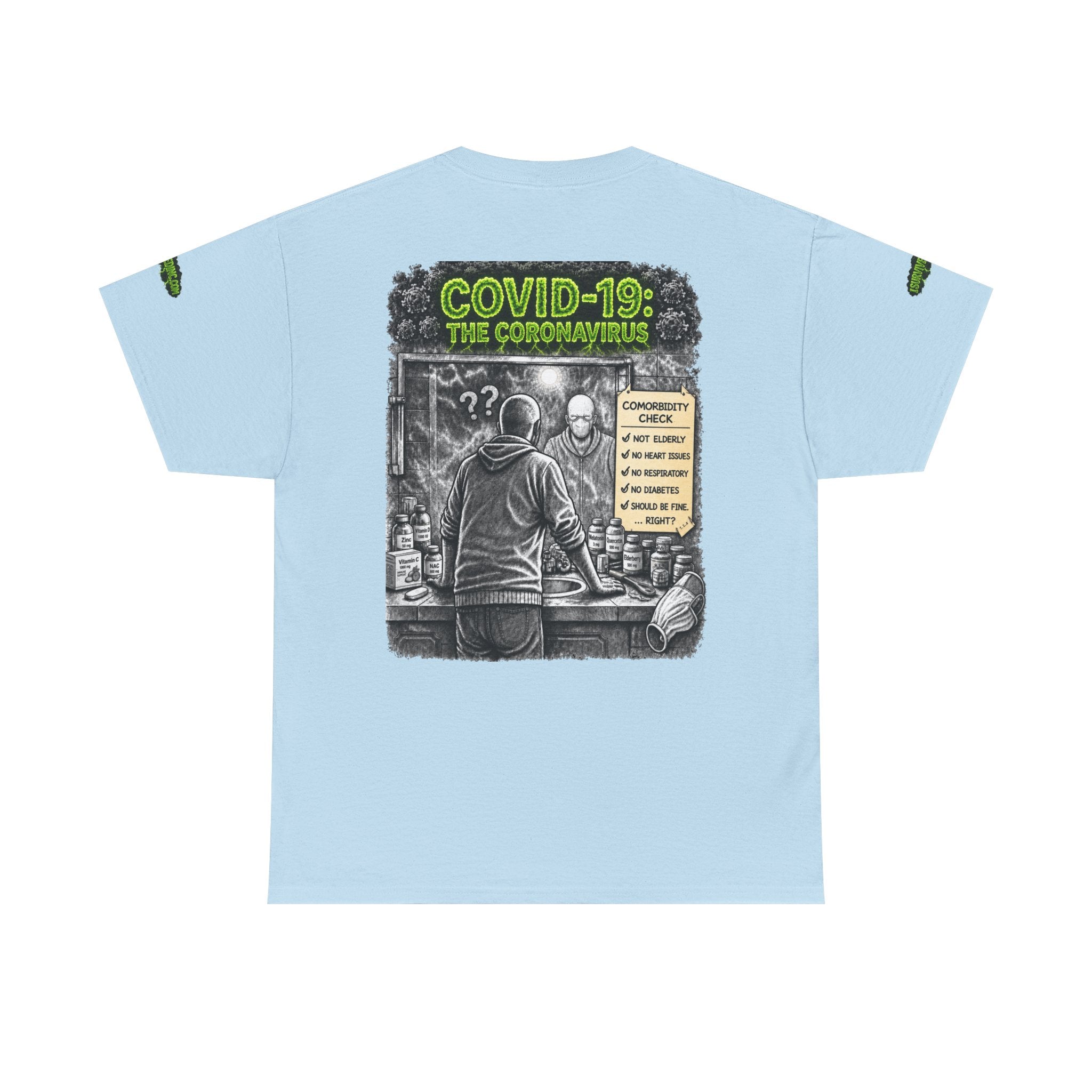 I Survived 2020 — Director's Cut S1:E1 "COVID-19: The Coronavirus" | Pandemic Edition Unisex Heavy Cotton Tee (SPECIAL EDITION)