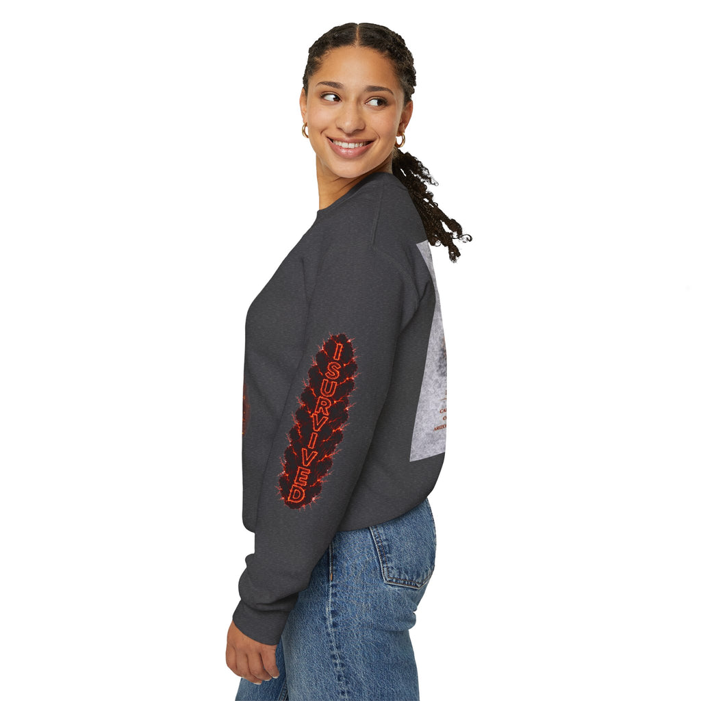 I Survived 2020 — Director's Cut S2:E4 "Western U.S. Wildfire Season" | Mid-Season Finale Pt. 1 | Wildfire Edition Memorial Unisex Heavy Blend™ Crewneck Sweatshirt
