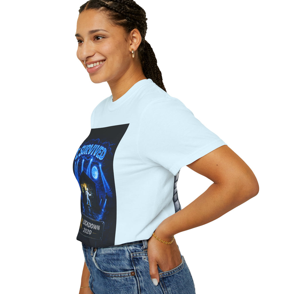 I Survived 2020 — LOCKDOWN S3:E1: "Quarantine" Unisex Garment-Dyed T-shirt