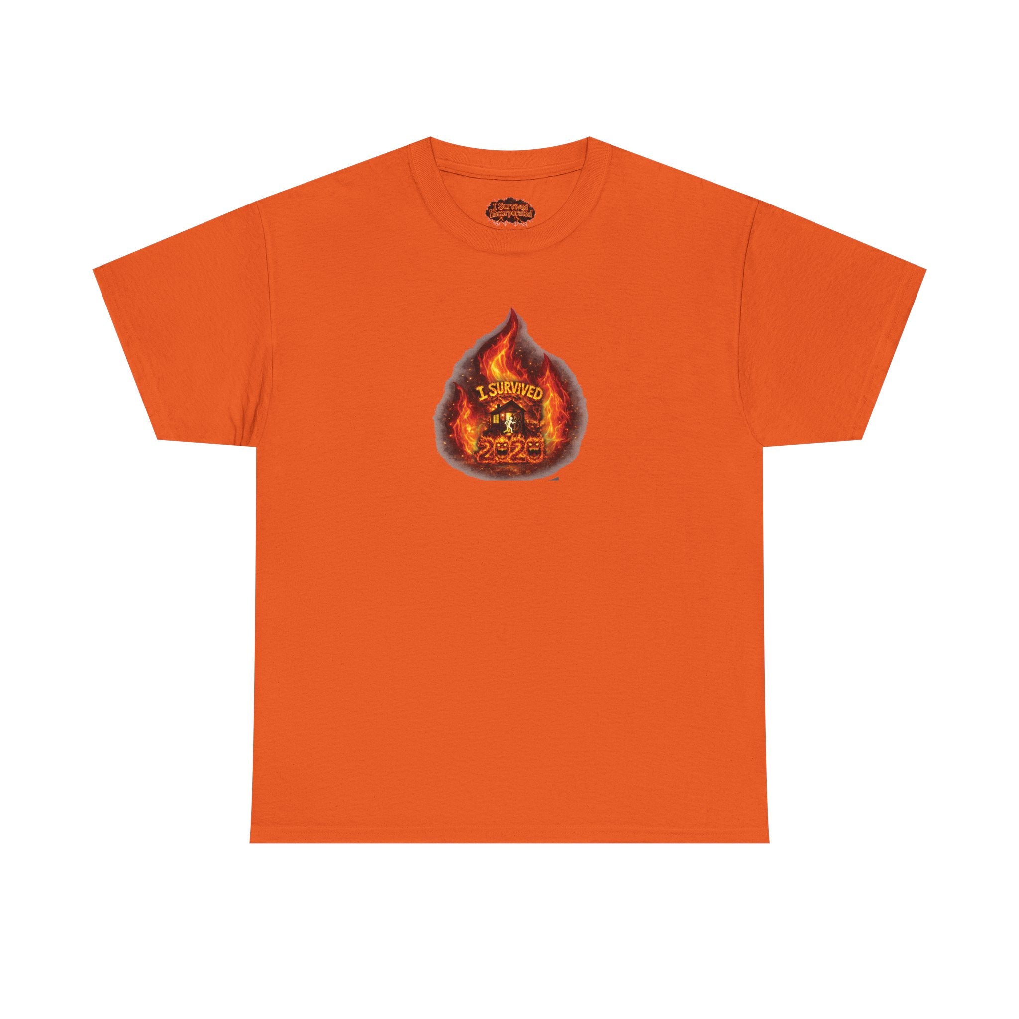 I Survived 2020 — WILDFIRES S2:E2: Director's Cut "The Bobcat Fire" Memorial Unisex Heavy Cotton Tee