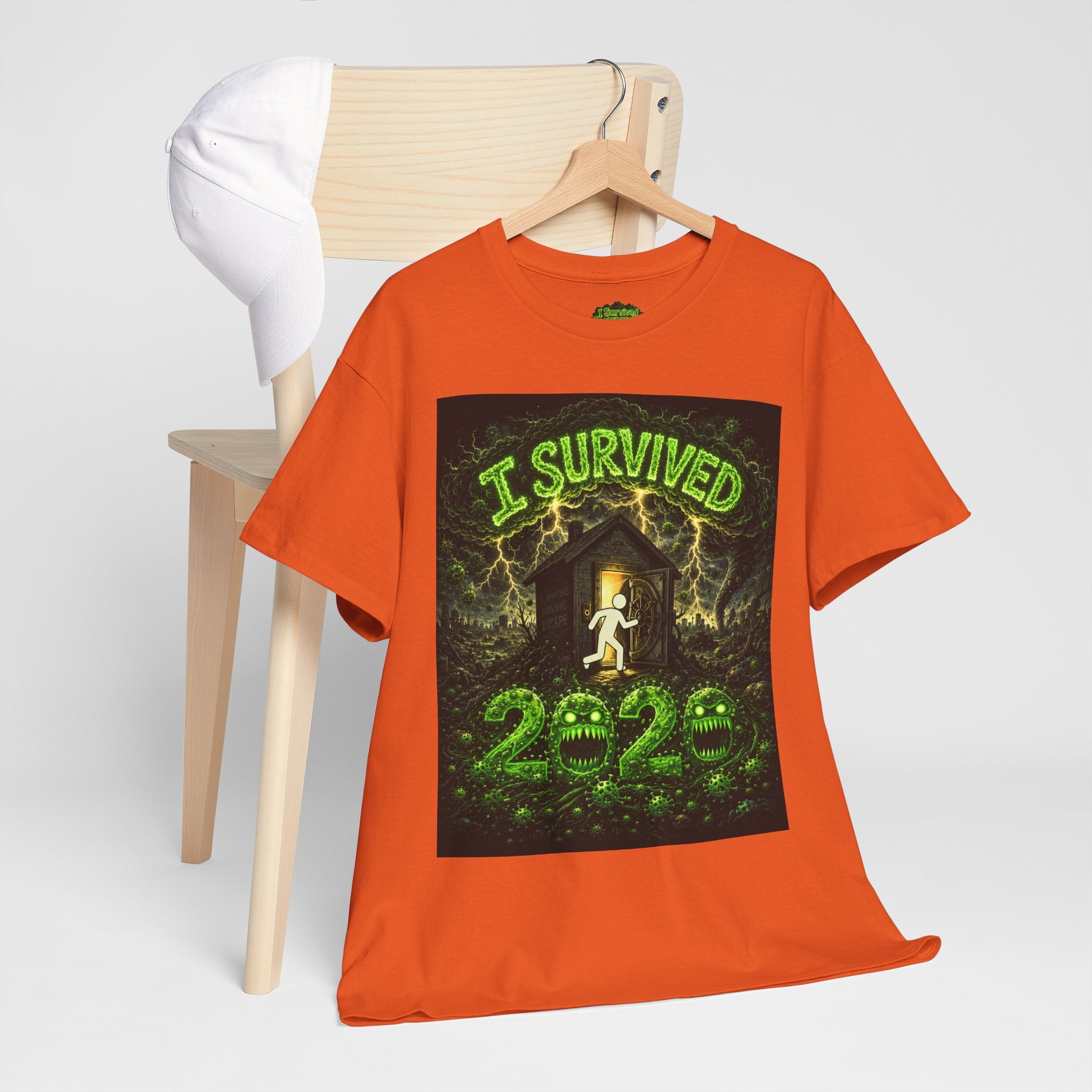 I Survived 2020 — S1:E2 "The Coming of COVID" | Pandemic Edition Unisex Heavy Cotton Tee