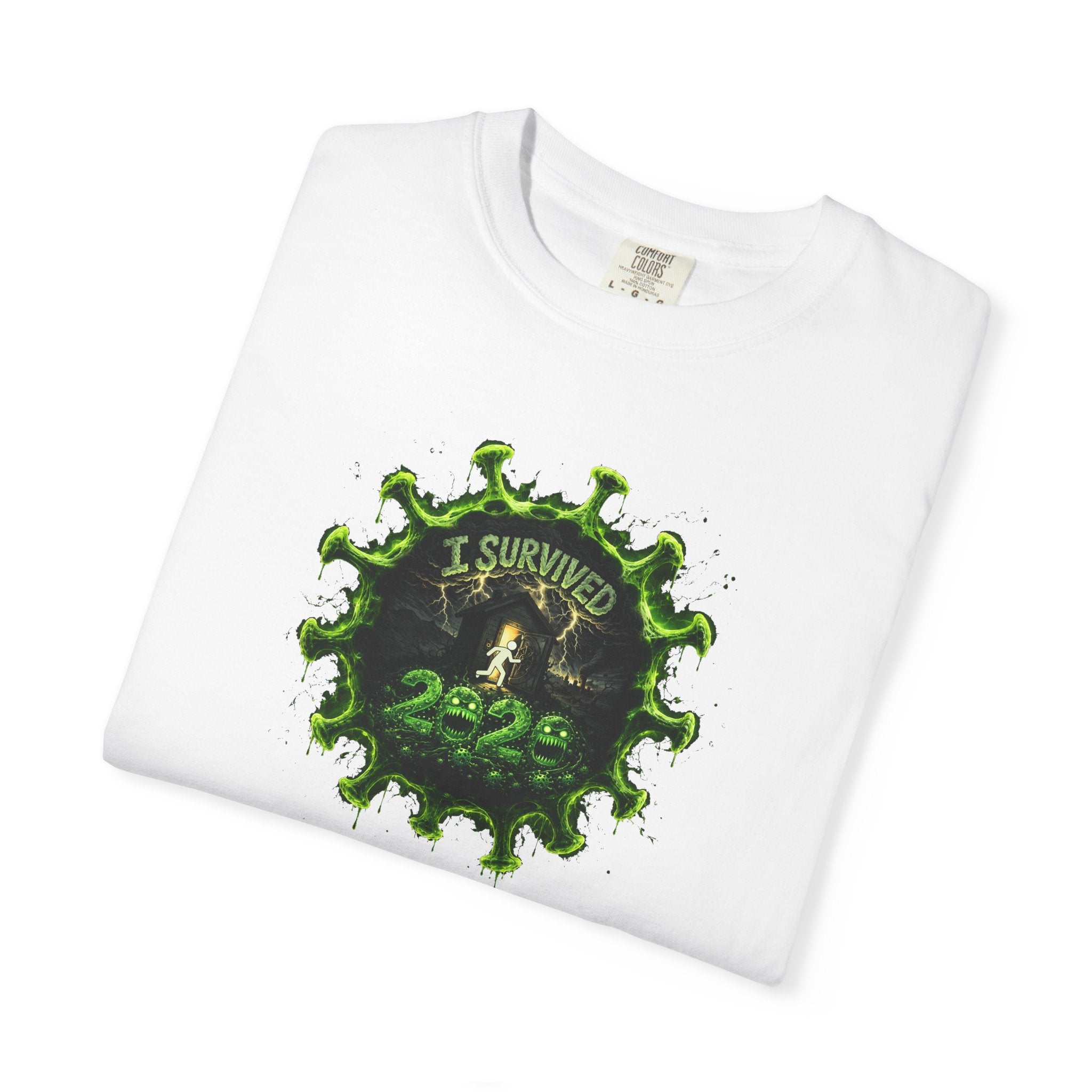 I Survived 2020 — PANDEMIC S1:E5: Director's Cut "Delivery Doomsday" Unisex Garment-Dyed T-shirt