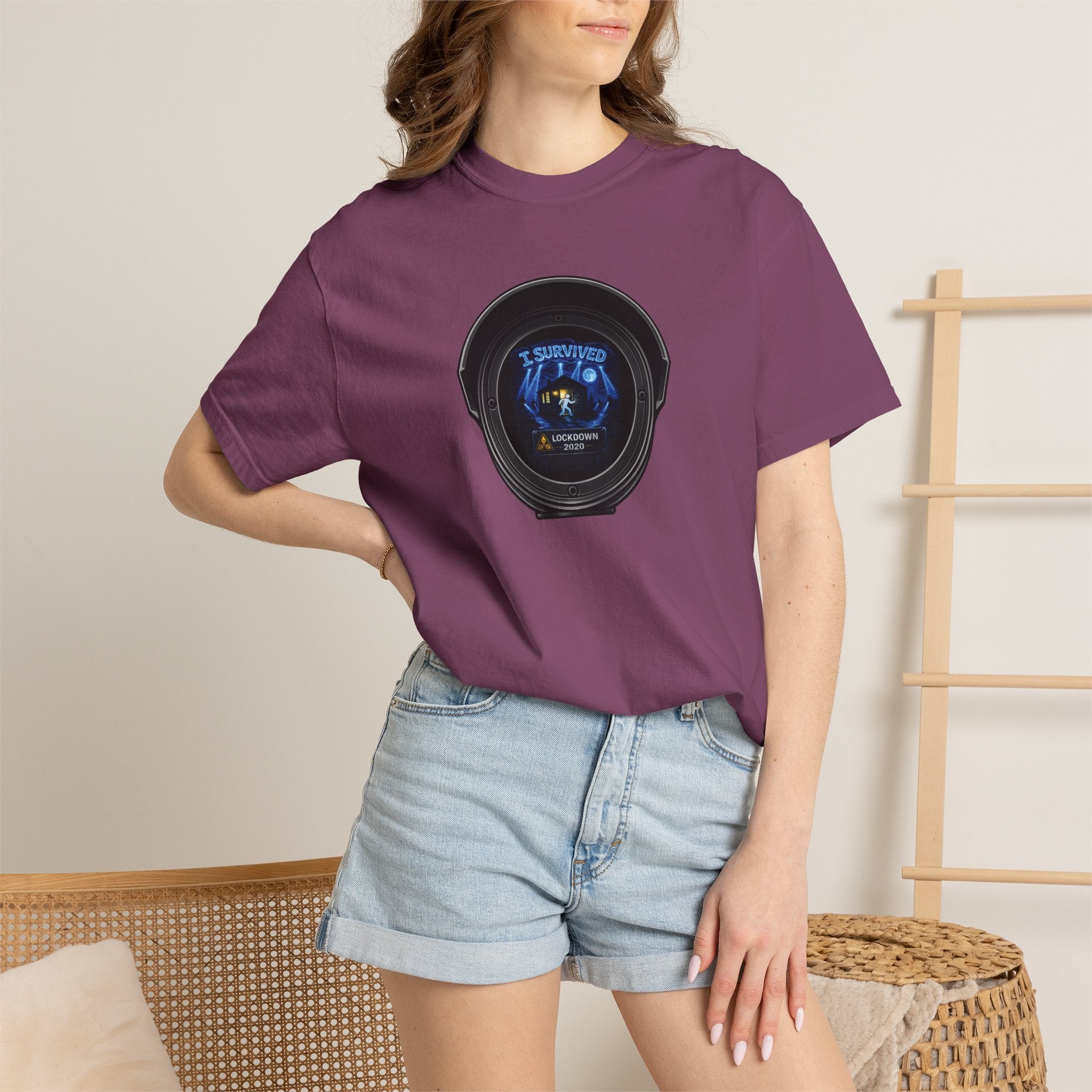 I Survived 2020 —  LOCKDOWN S3:E1: Director's Cut "Quarantine" Unisex Garment-Dyed T-shirt