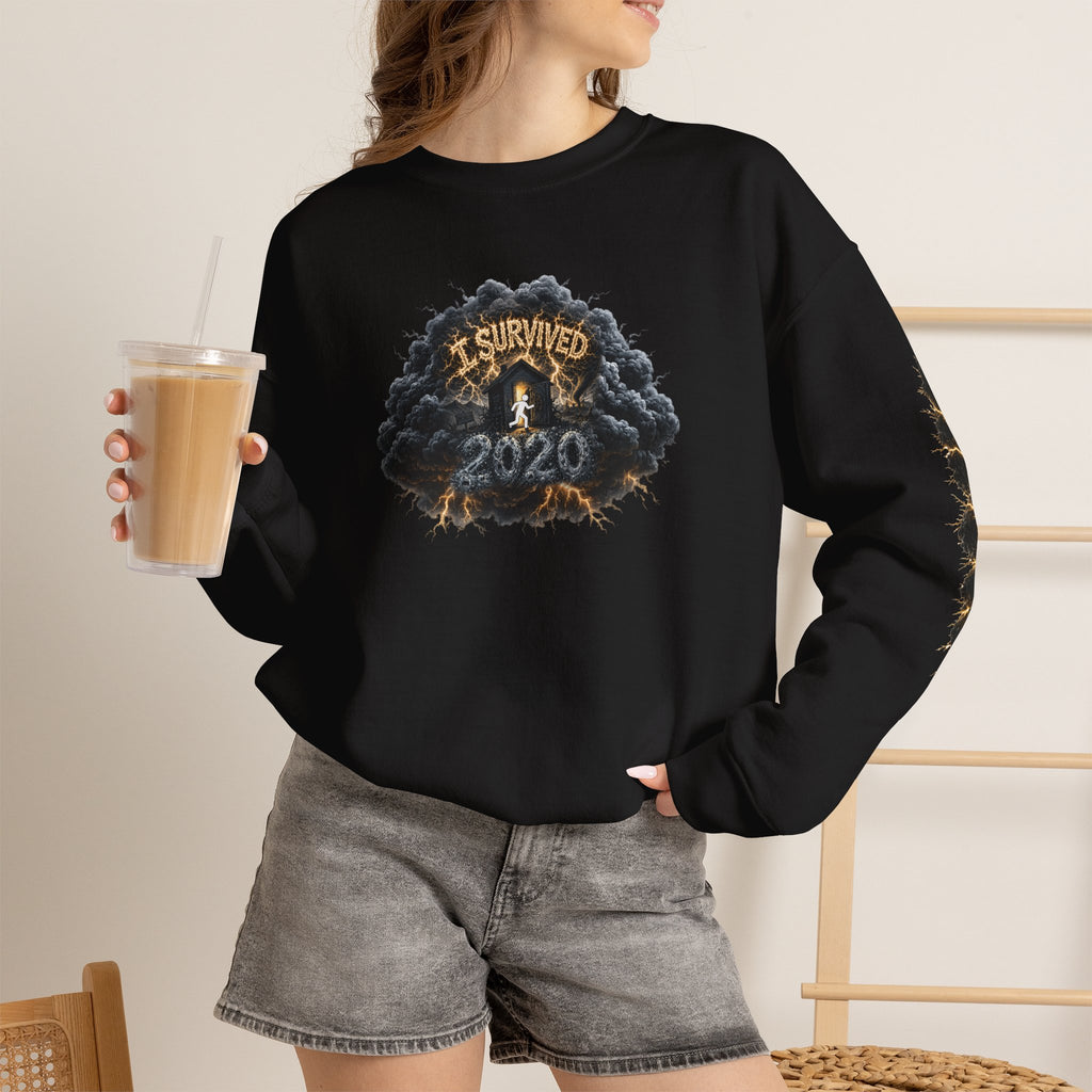 I Survived 2020 — Original PILOT Design: Director's Cut Special Edition Unisex Heavy Blend™ Crewneck Sweatshirt