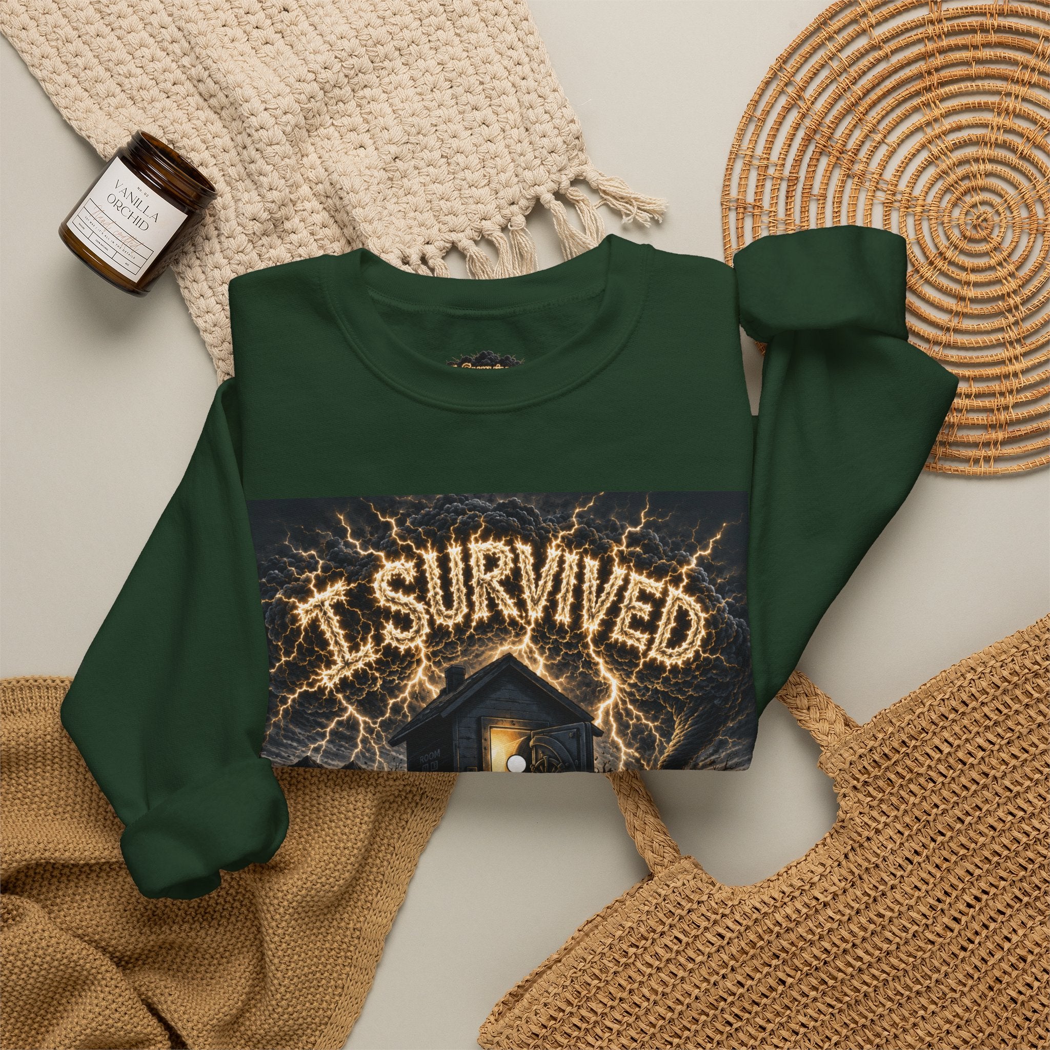 I Survived 2020 — Original PILOT Design: Special Edition Unisex Heavy Blend™ Crewneck Sweatshirt