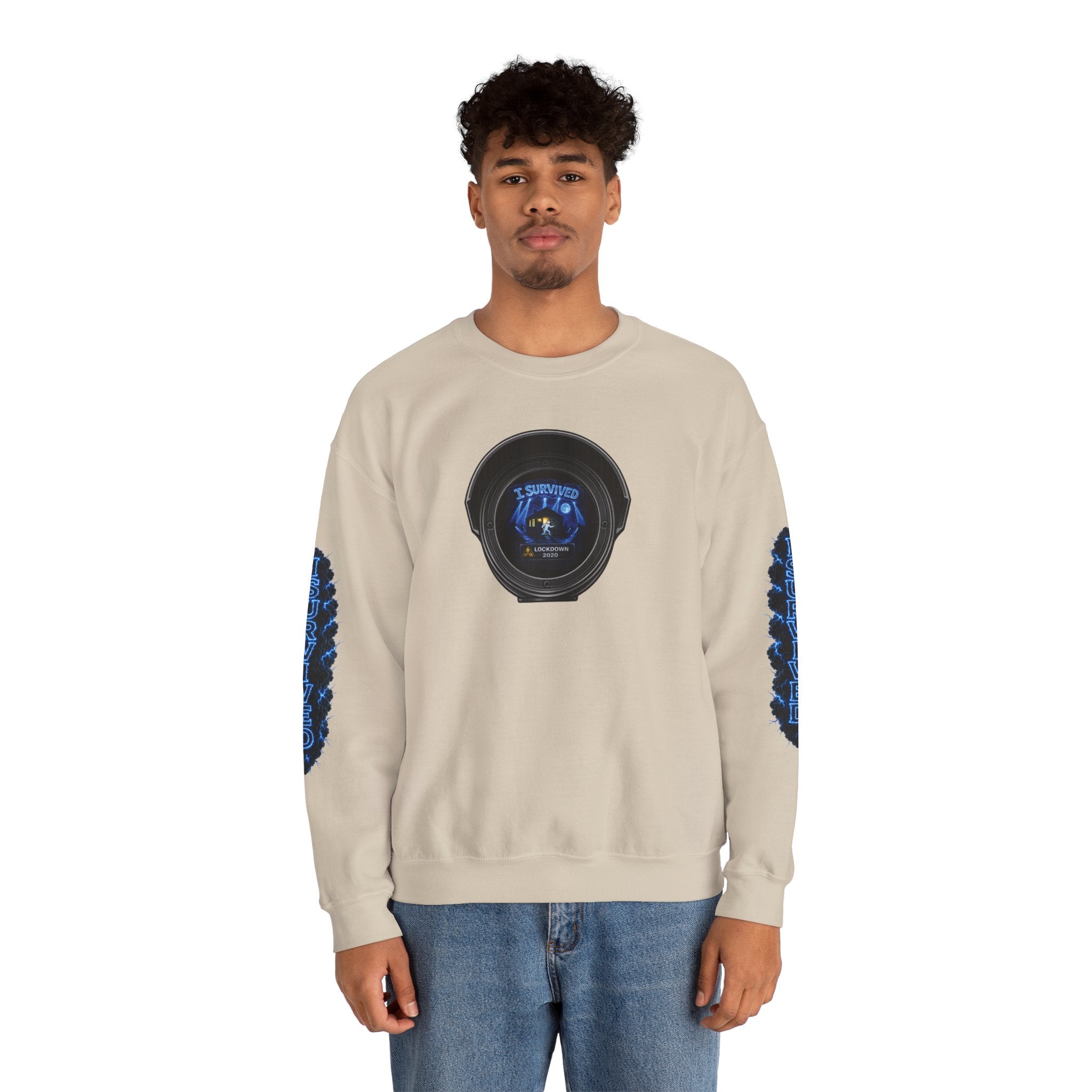 I Survived 2020 — LOCKDOWN S3:E2: Director's Cut Special Edition "Dating Under Lockdown" Unisex Heavy Blend™ Crewneck Sweatshirt