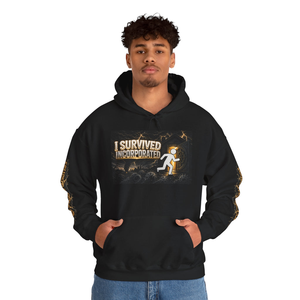 I Survived Incorporated Hoodie Sweatshirt – Original Design Teaser