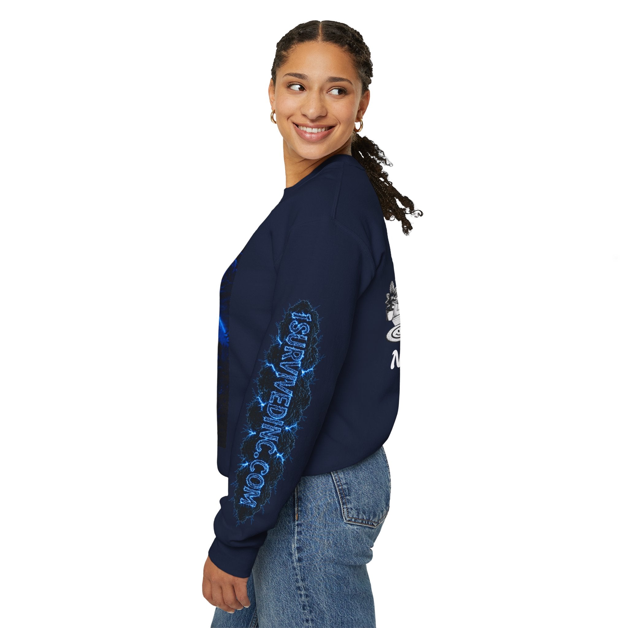 I Survived 2020 — LOCKDOWN S3:E4: "Working From Home" Unisex Heavy Blend™ Crewneck Sweatshirt