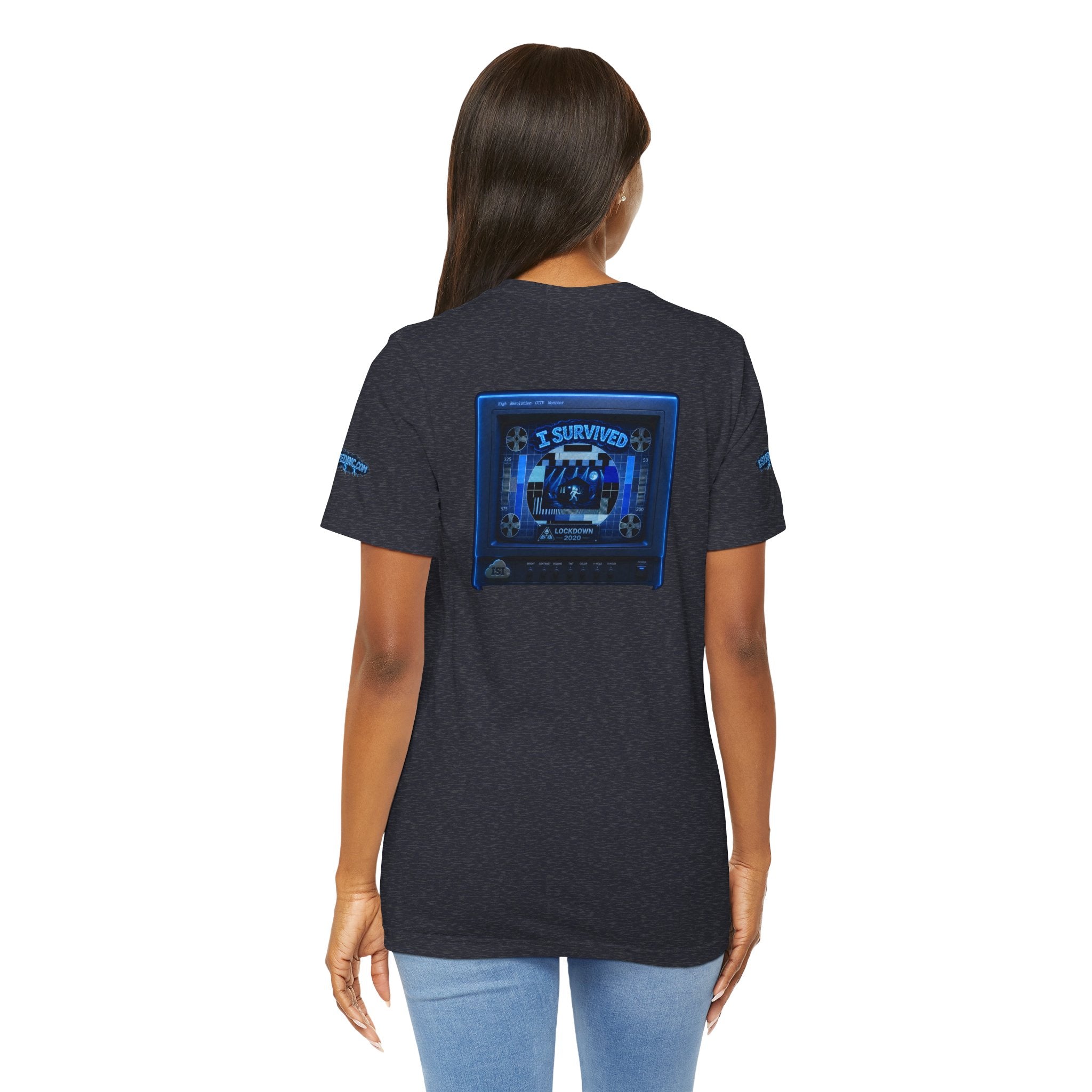 I Survived 2020 — "Please Stand By" Test Pattern Tee Lockdown Special Edition Summer Exclusive Unisex Jersey Short Sleeve Tee