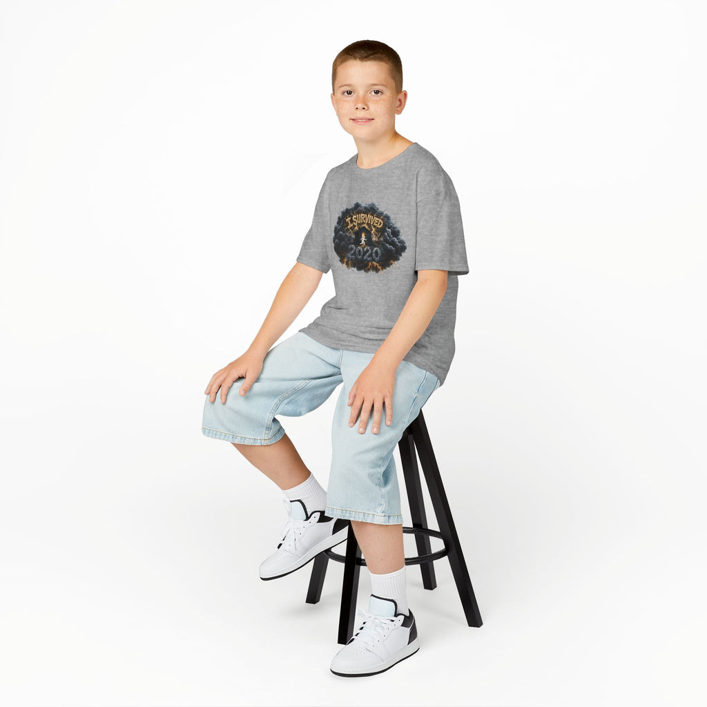 I Survived 2020 — Director's Cut Original Design Teaser Tee | Season 1 Premiere Drop Kids Heavy Cotton™ Tee