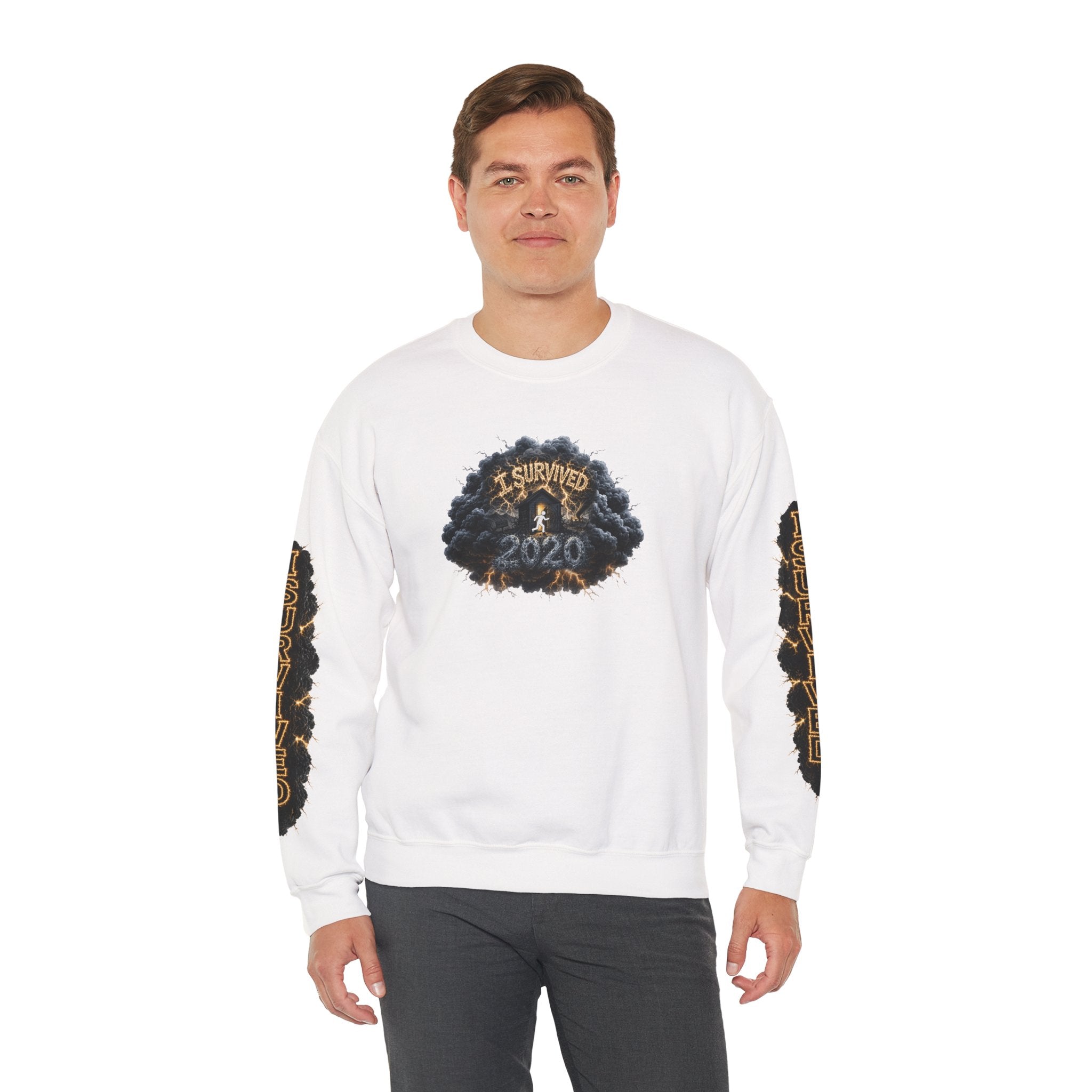 I Survived 2020 — Original PILOT Design: Director's Cut Special Edition Unisex Heavy Blend™ Crewneck Sweatshirt