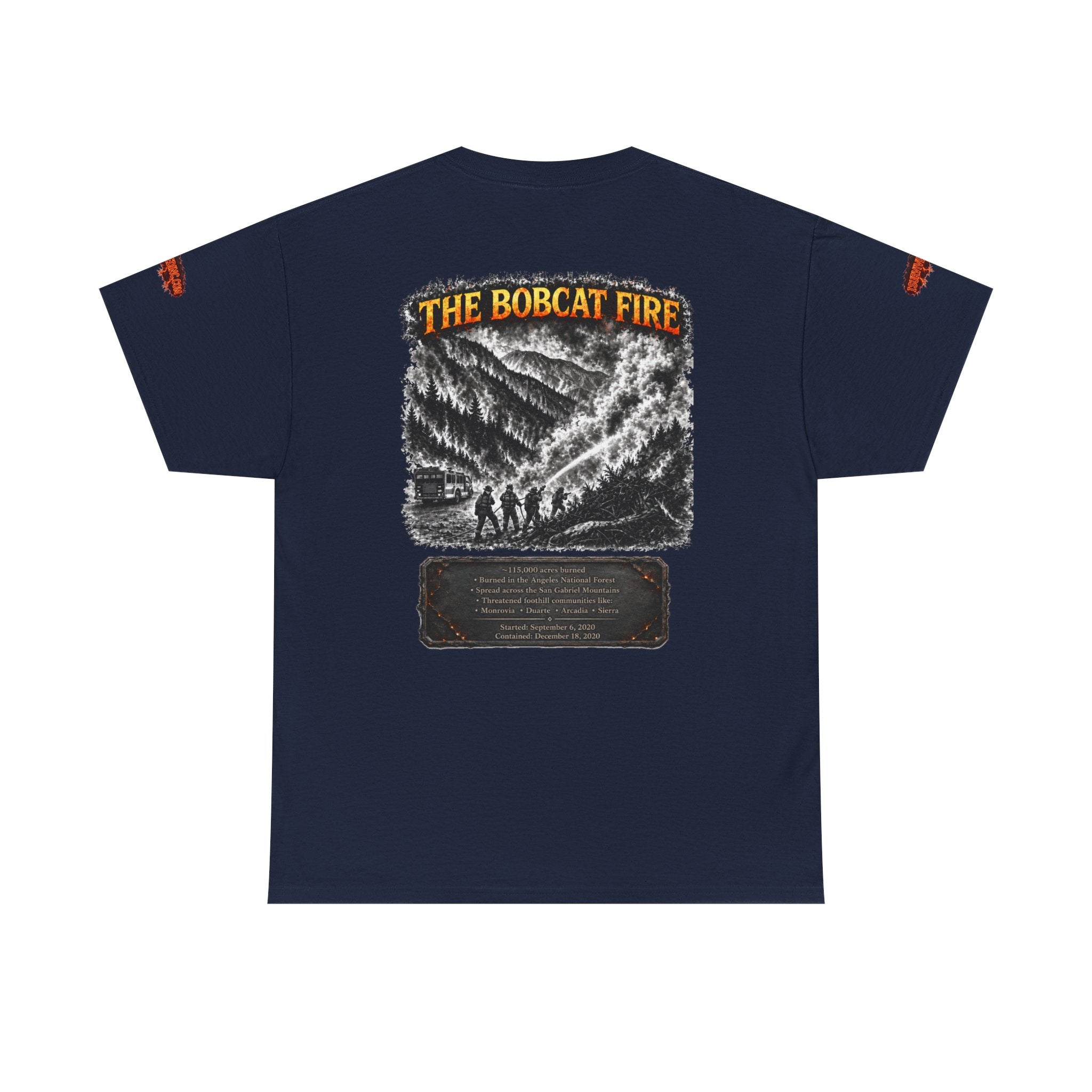 I Survived 2020 — Director's Cut S2:E2 "The Bobcat Fire" | Wildfire Edition Memorial Unisex Heavy Cotton Tee (SPECIAL EDITION)