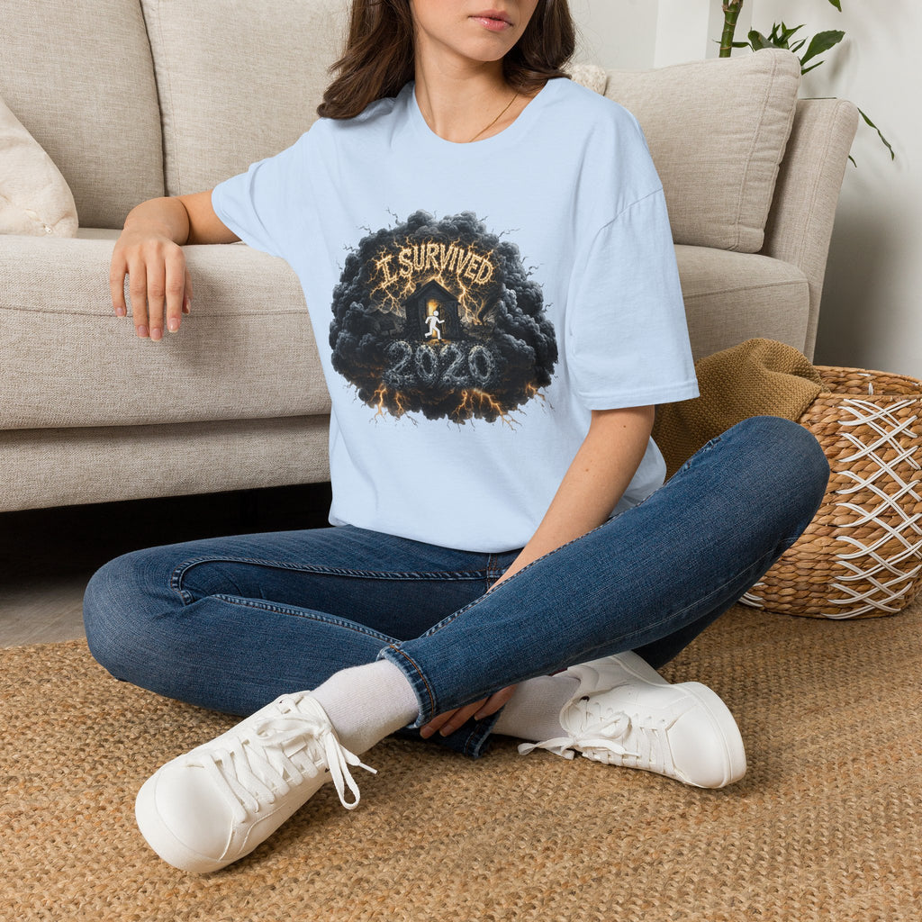 I Survived 2020 — Director's Cut Original Design Teaser Tee | Season 1 Premiere Drop Unisex Softstyle T-Shirt