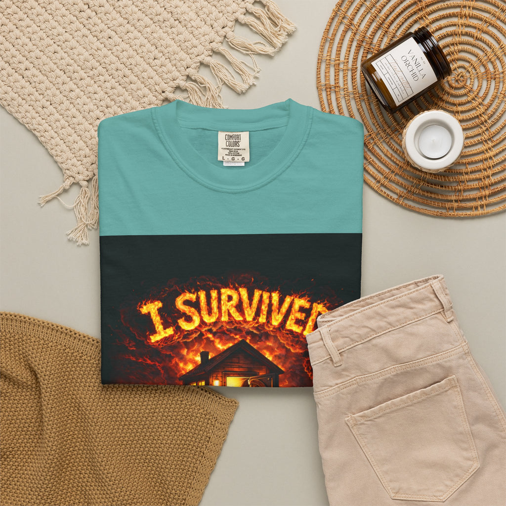 I Survived 2020 — WILDFIRES S2:E1: "Berry Creek" Memorial Unisex Garment-Dyed T-shirt