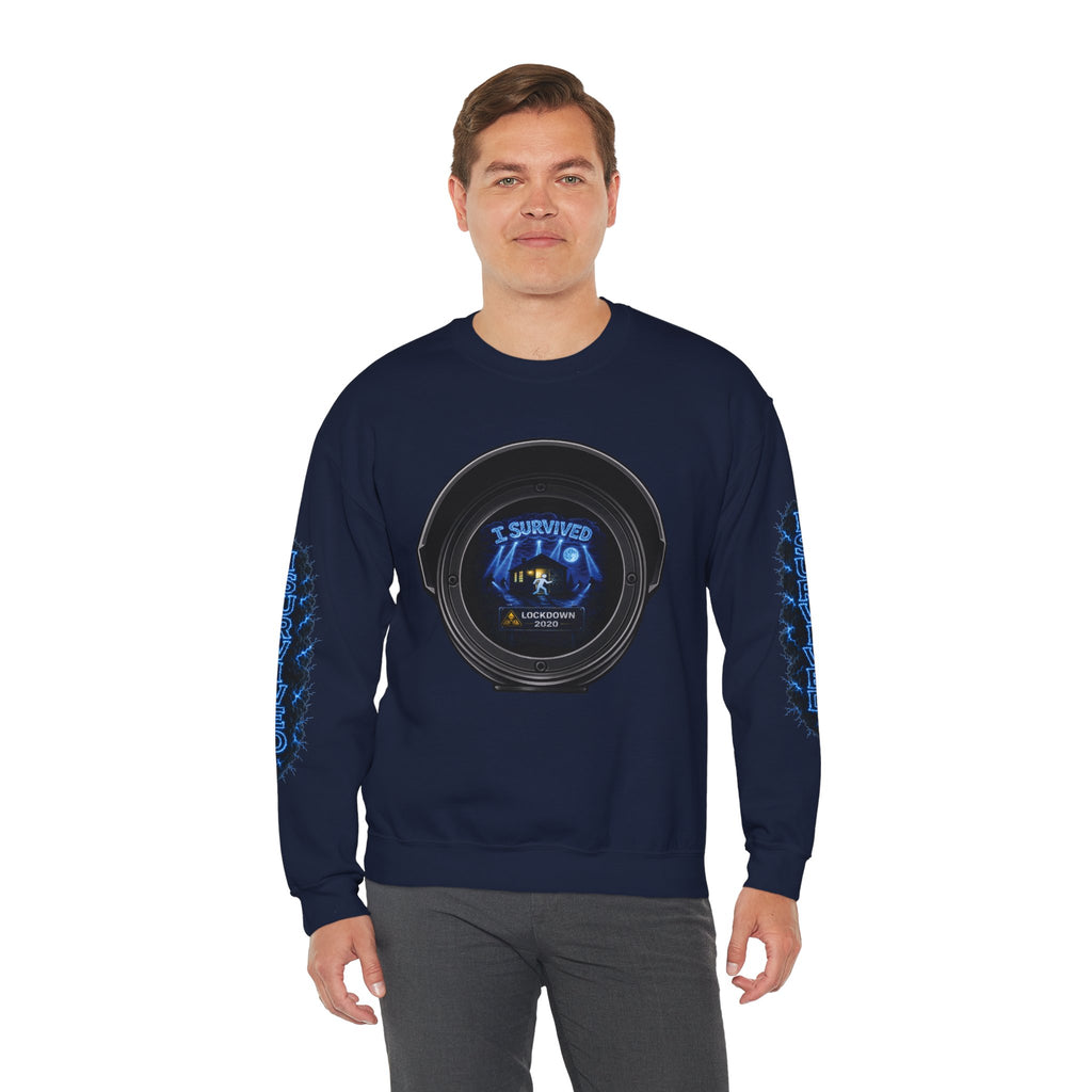 I Survived 2020 — Director's Cut S3:E3 "Remote Schooling" | Lockdown Edition Documentary Unisex Heavy Blend™ Crewneck Sweatshirt