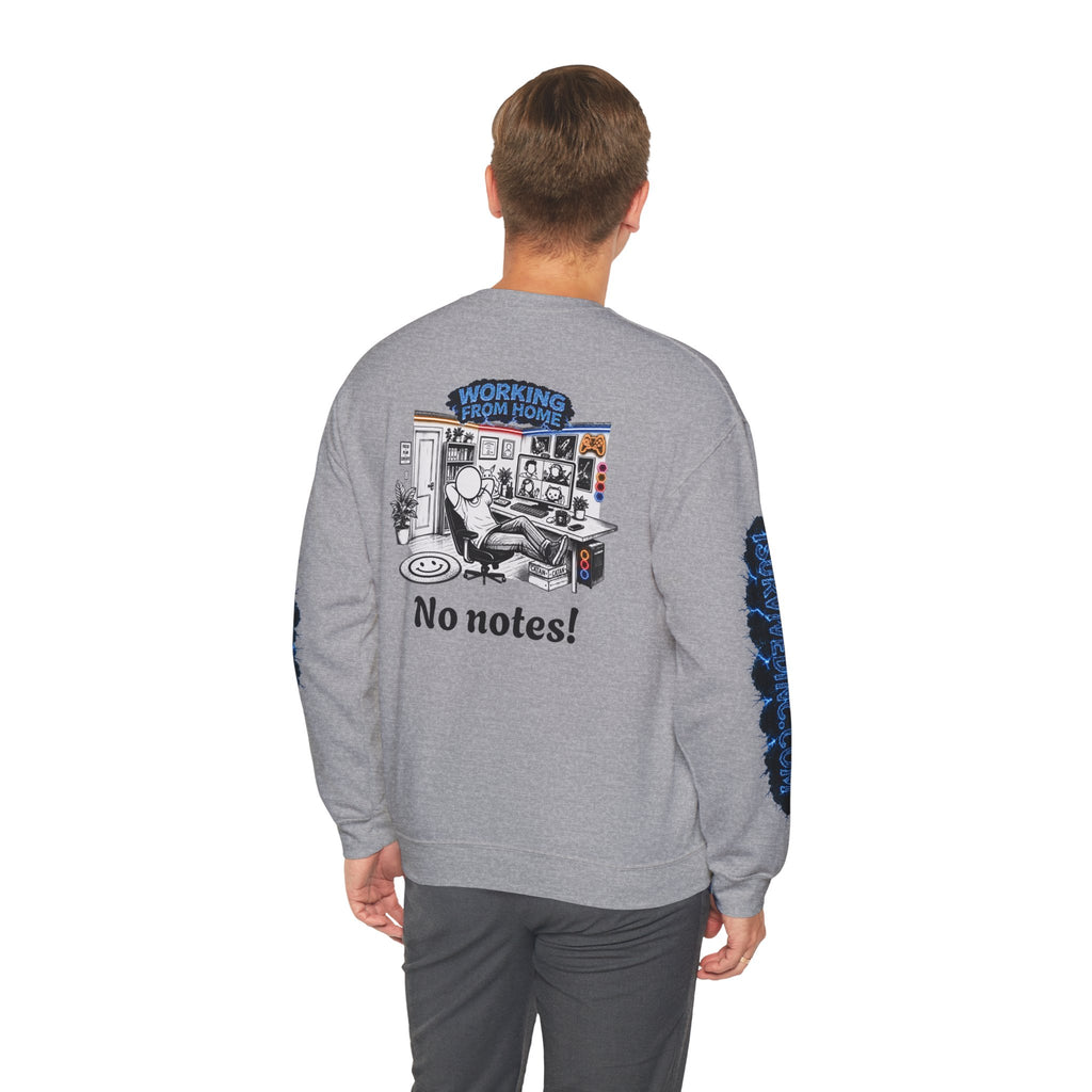 I Survived 2020 — LOCKDOWN S3:E4: "Working From Home" Unisex Heavy Blend™ Crewneck Sweatshirt