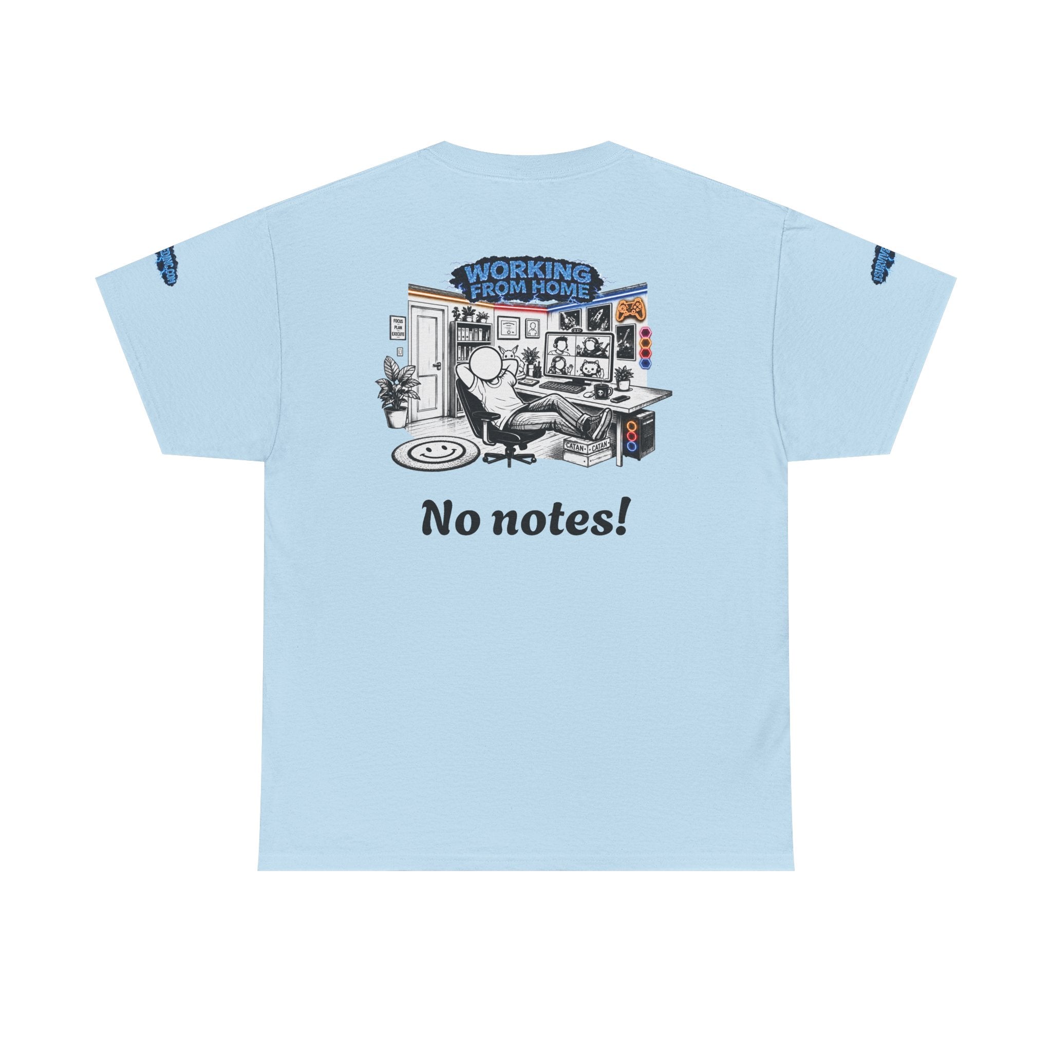 I Survived 2020 — LOCKDOWN S3:E3: Director's Cut Special Edition "Working From Home" Unisex Heavy Cotton Tee