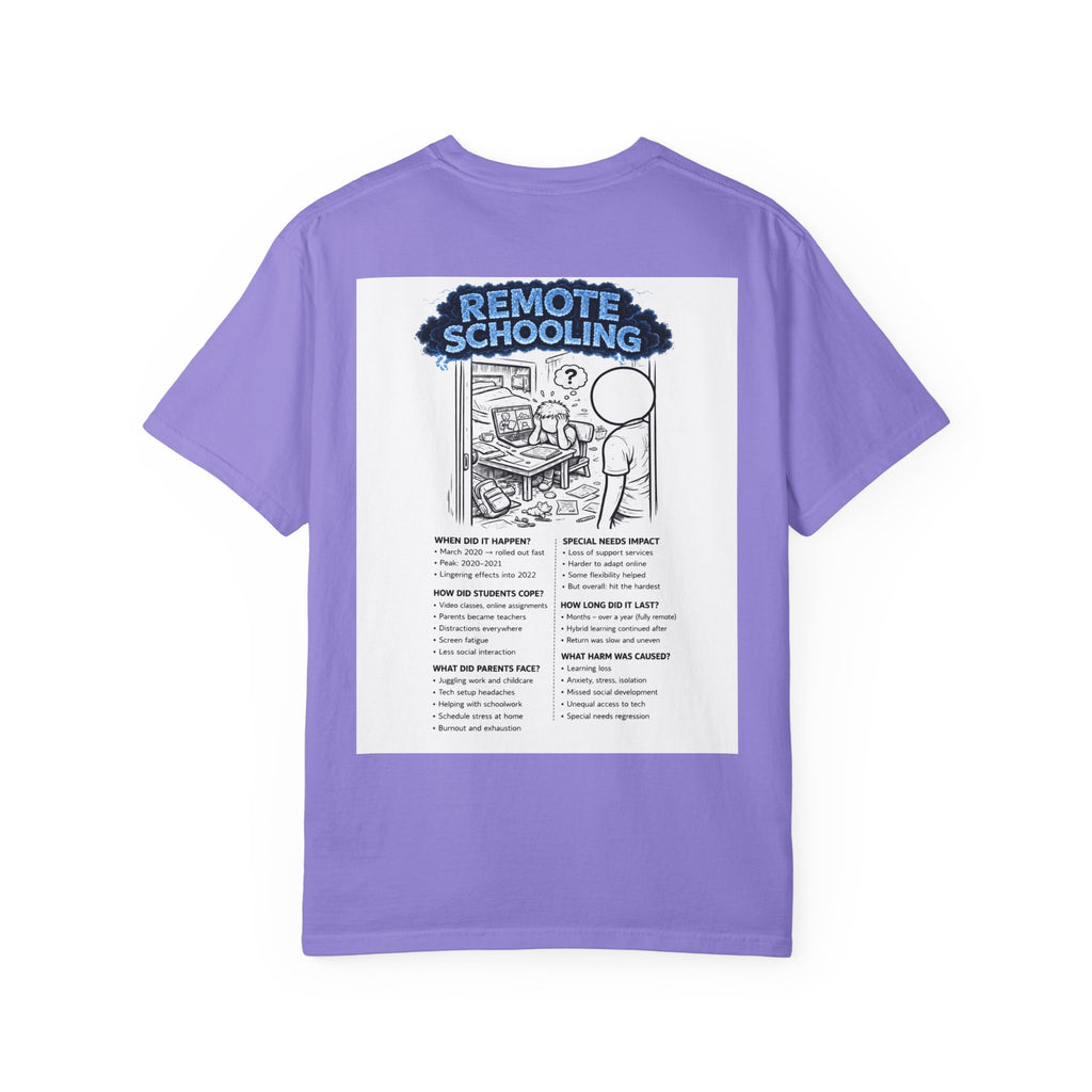 I Survived 2020 — S3:E3 "Remote Schooling" | Lockdown Edition Documentary Unisex Garment-Dyed T-shirt