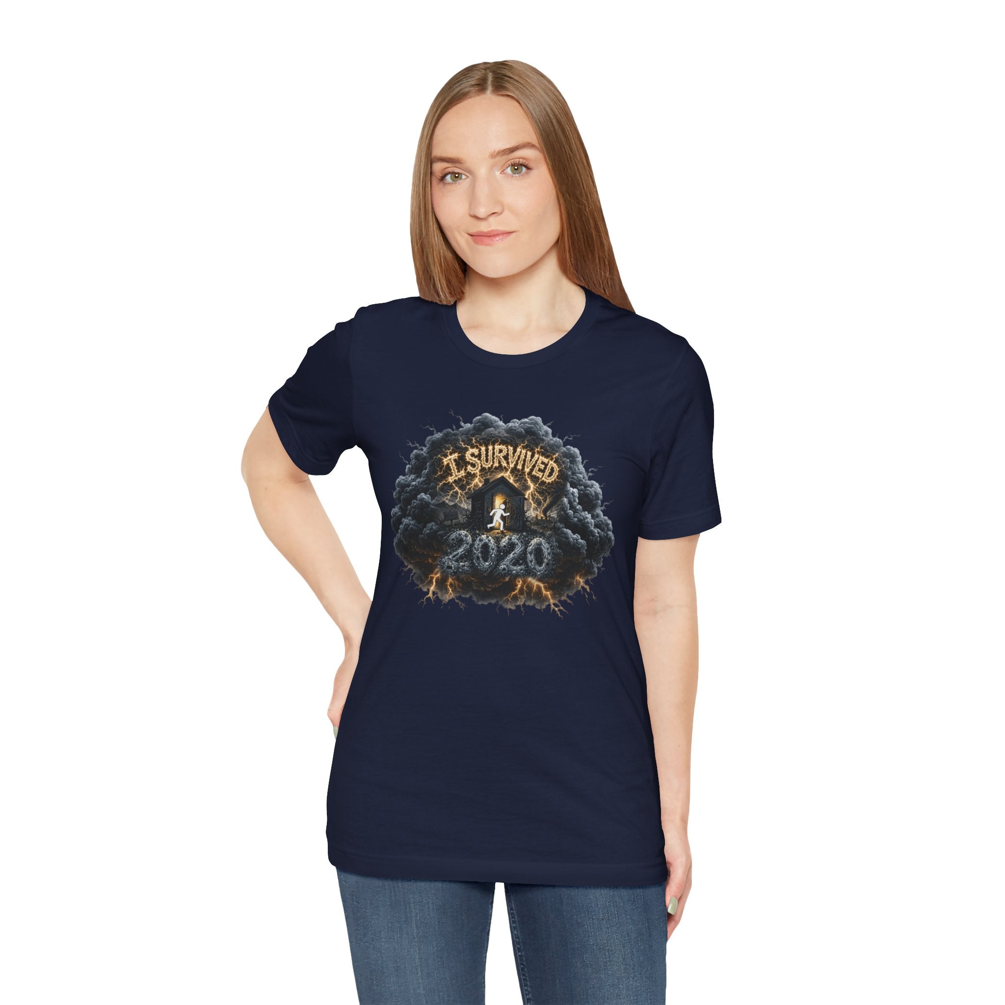 I Survived 2020 — Director's Cut Original Design Teaser Tee | Season 1 Premiere Drop Unisex Jersey Short Sleeve Tee
