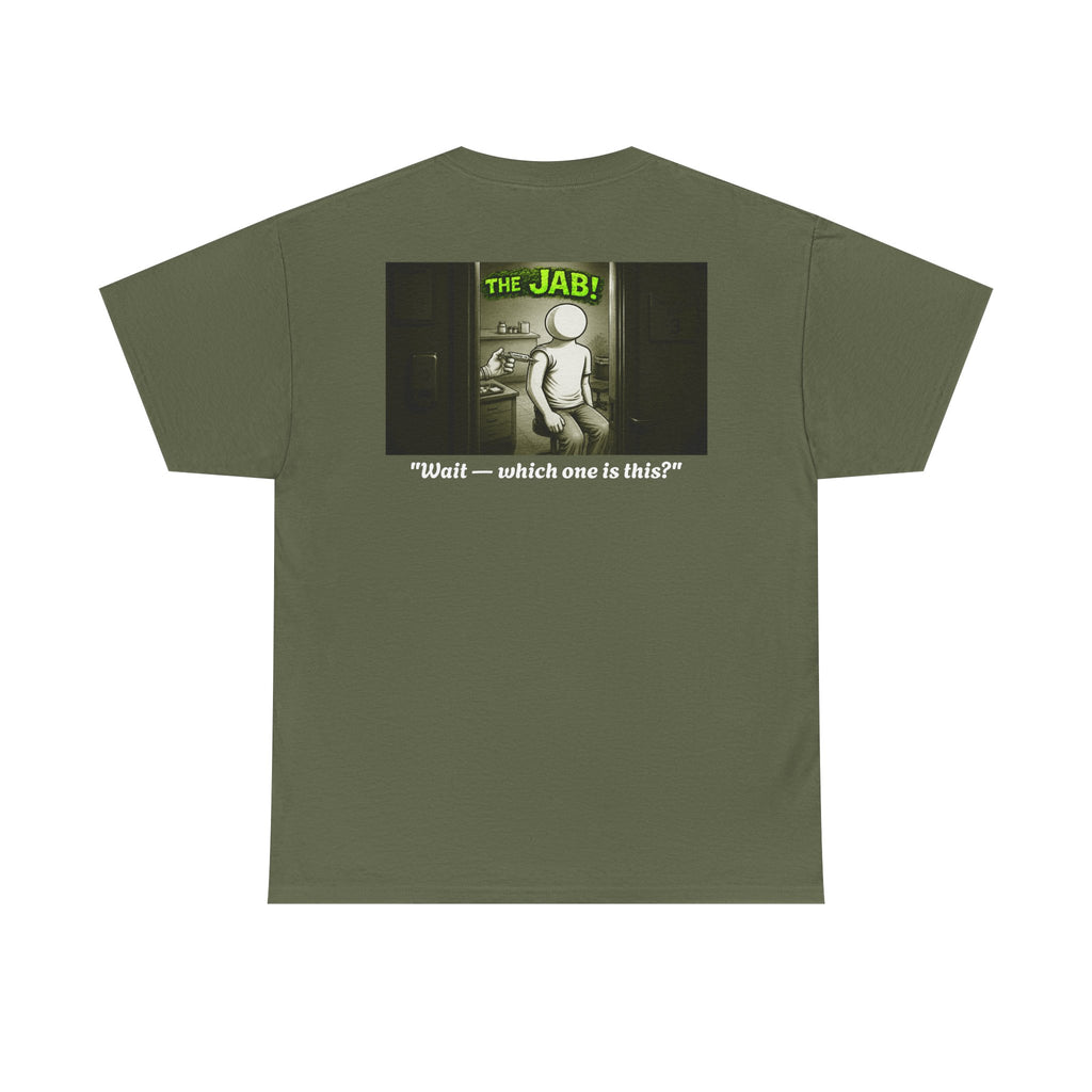 I Survived 2020 — PANDEMIC S1:E3: Director's Cut "The Jab!" Unisex Heavy Cotton Tee