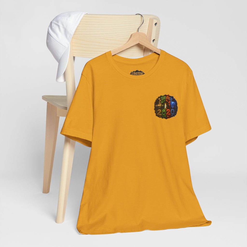 I Survived 2020 — "No Signal" Test Pattern Tee Alien Broadcast Finale Summer Premiere Unisex Jersey Short Sleeve Tee
