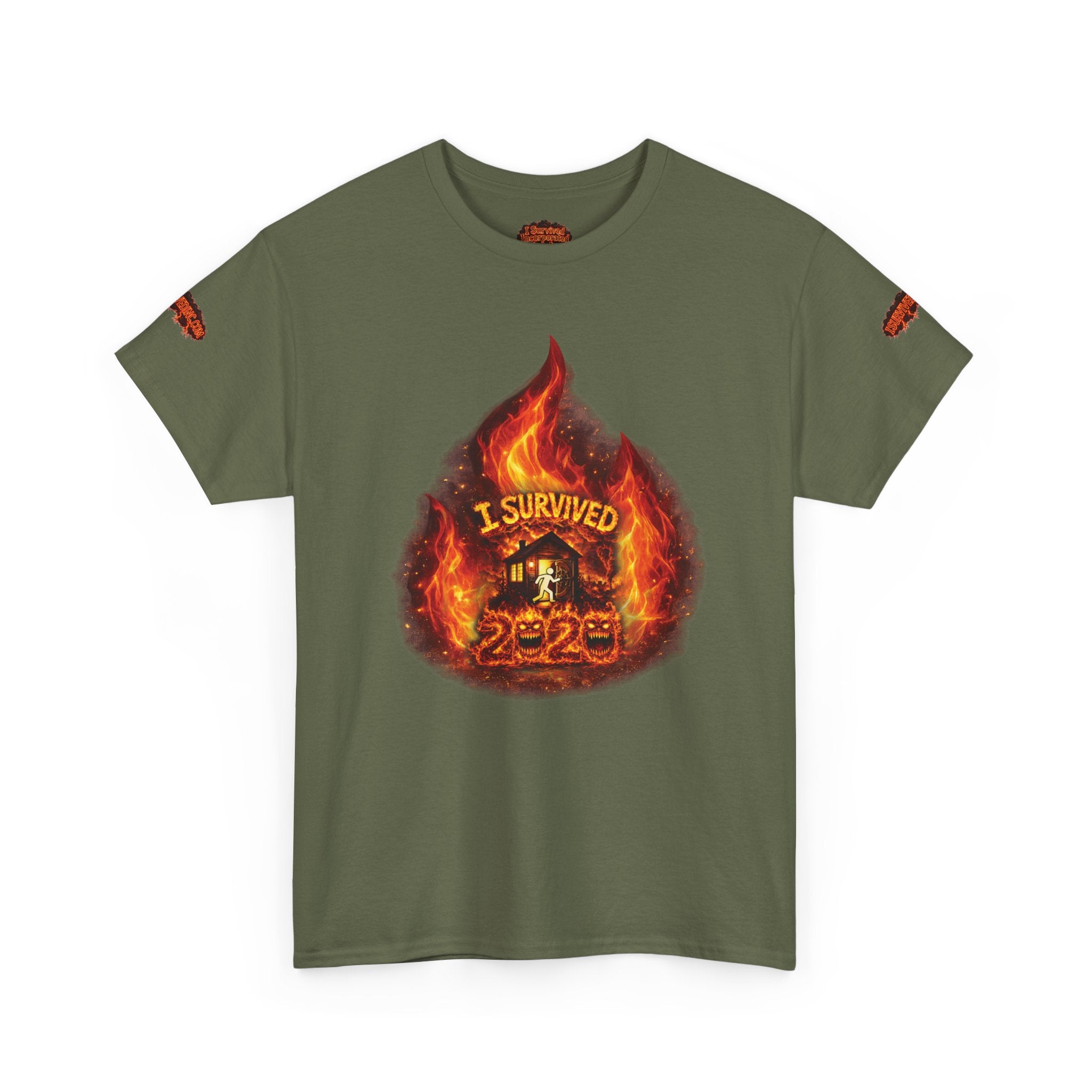 I Survived 2020 — Director's Cut S2:E3 "The California Wildfires" | Wildfire Edition Memorial Unisex Heavy Cotton Tee (SPECIAL EDITION)