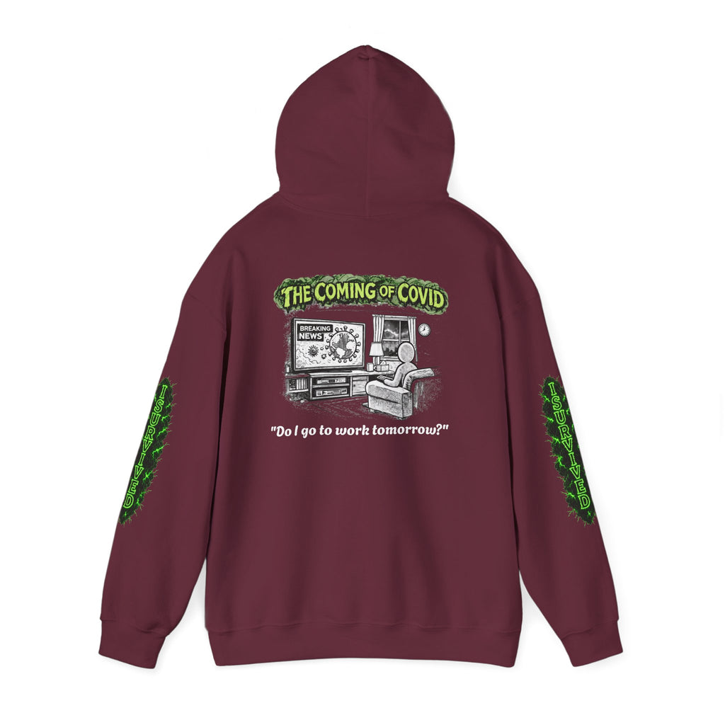 I Survived 2020 — Director's Cut S1:E2 "The Coming of COVID" | Pandemic Edition Hoodie Sweatshirt