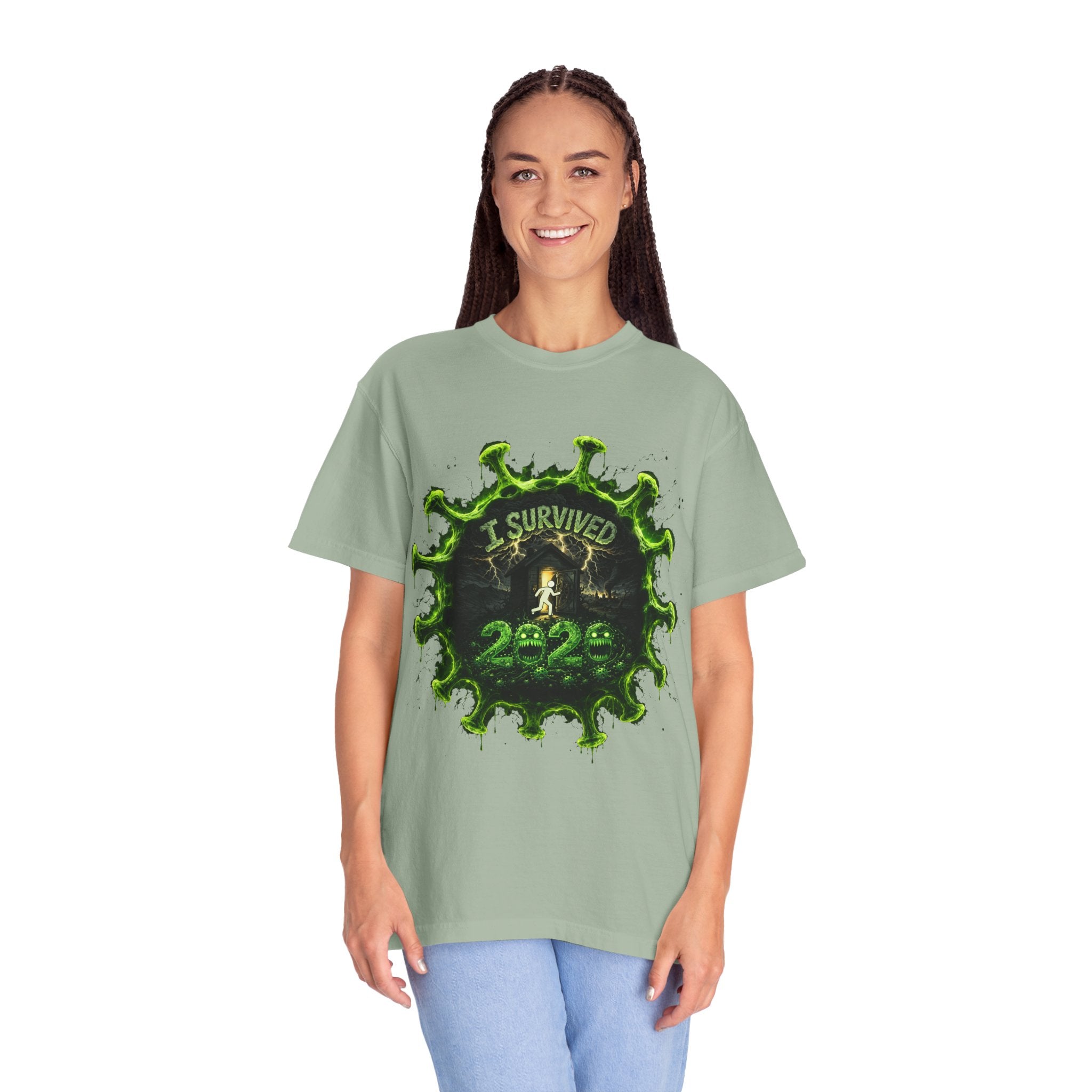 I Survived 2020 — Director's Cut S1:E5 "Delivery Doomsday" | Pandemic Edition Unisex Garment-Dyed T-shirt
