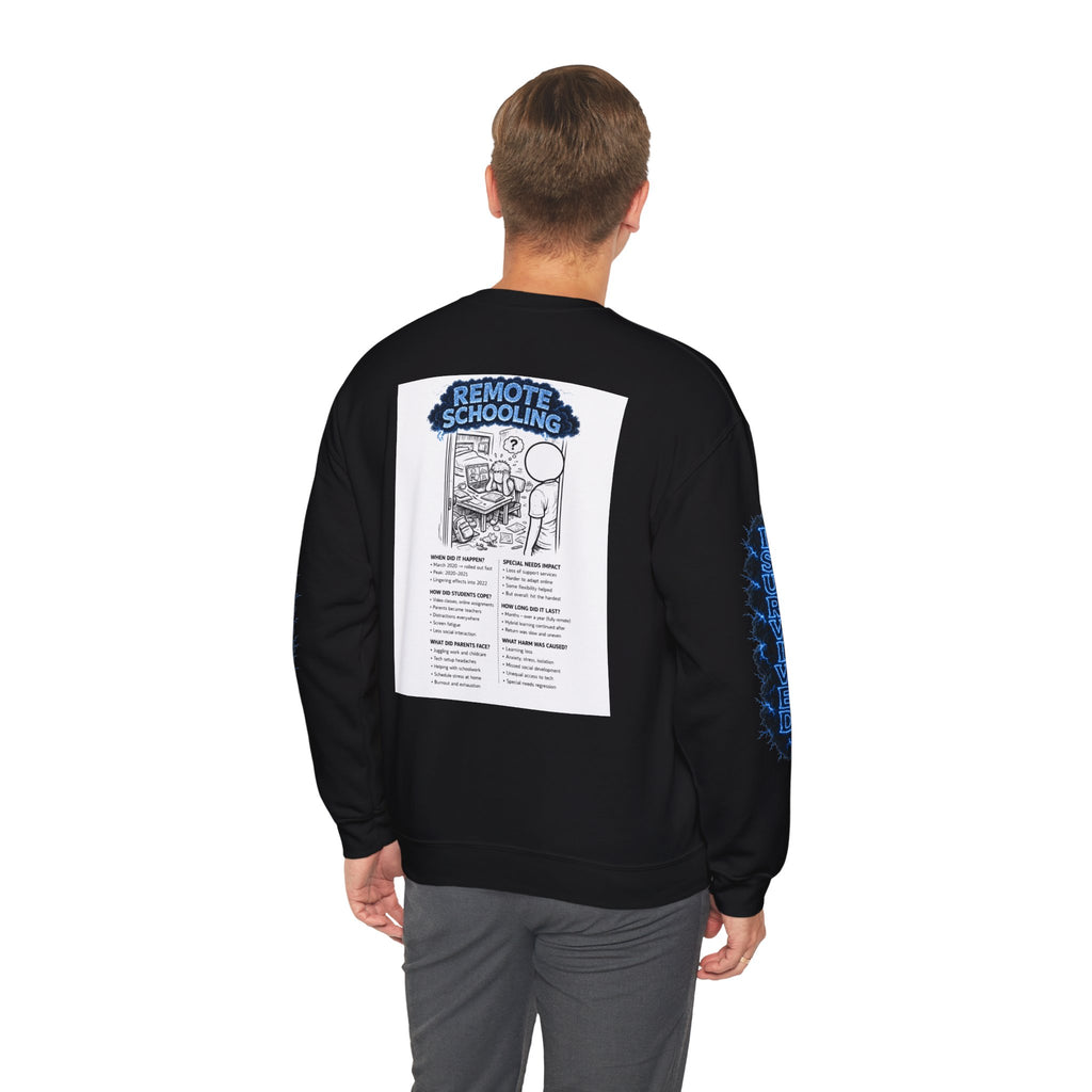 I Survived 2020 — Director's Cut S3:E3 "Remote Schooling" | Lockdown Edition Documentary Unisex Heavy Blend™ Crewneck Sweatshirt