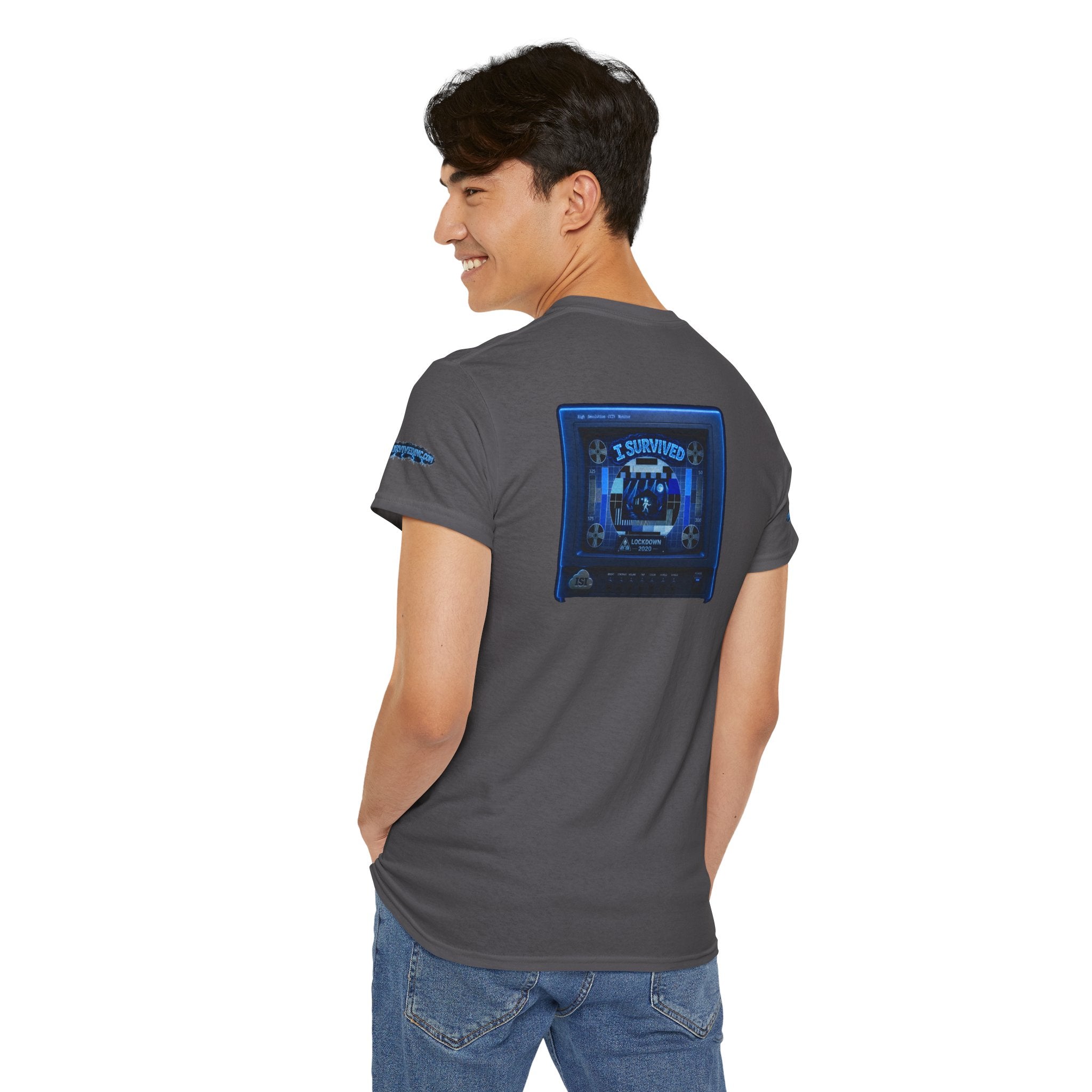 I Survived 2020 — "Please Stand By" Test Pattern Tee Lockdown Special Edition Summer Exclusive Unisex Heavy Cotton Tee
