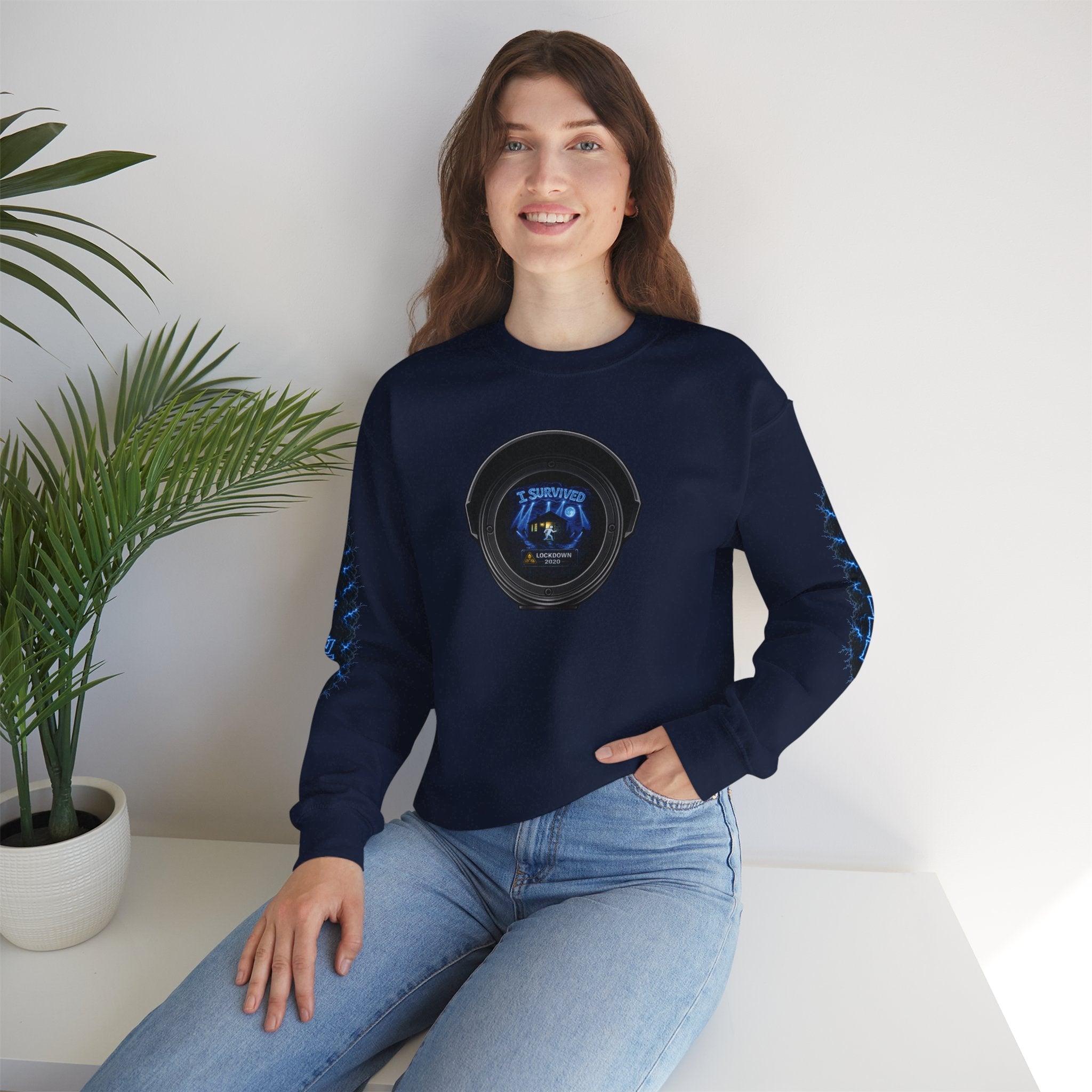I Survived 2020 — LOCKDOWN S3:E2: Director's Cut Special Edition "Dating Under Lockdown" Unisex Heavy Blend™ Crewneck Sweatshirt