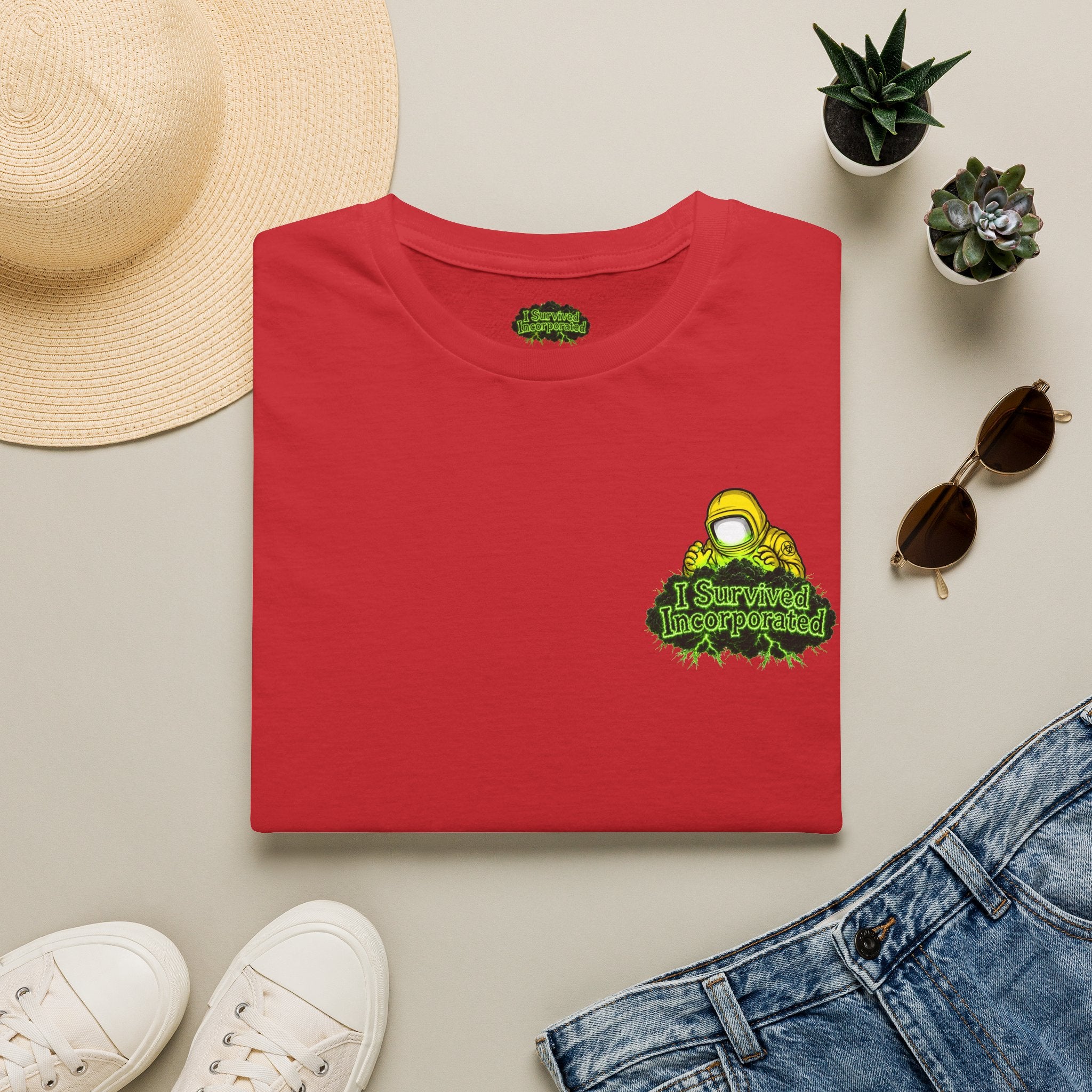 I Survived 2020 — "Please Stand By" Test Pattern Toxic Signal Tee Summer Premiere Unisex Softstyle T-Shirt