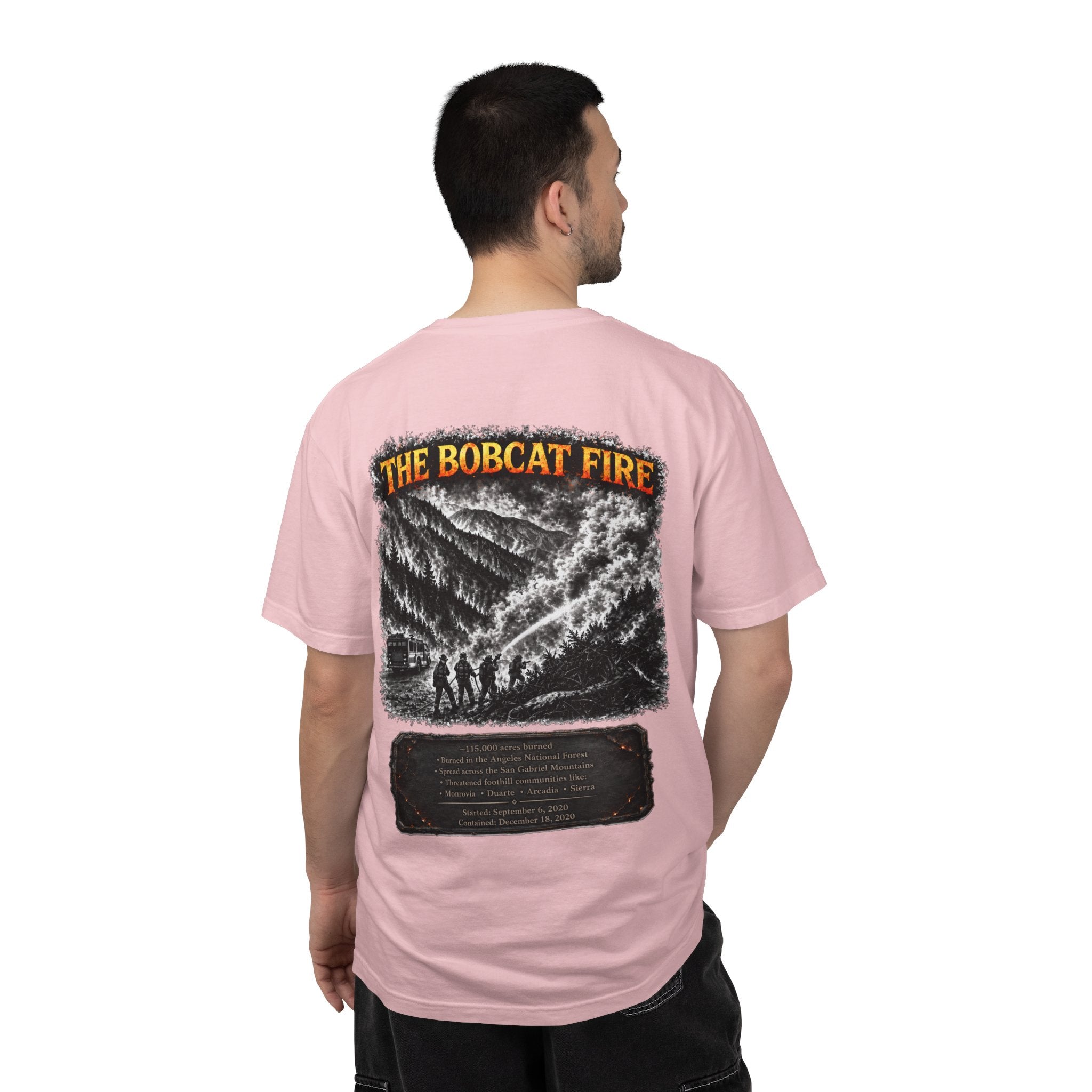I Survived 2020 — Director's Cut S2:E2 "The Bobcat Fire" | Wildfire Edition Memorial Unisex Garment-Dyed T-shirt