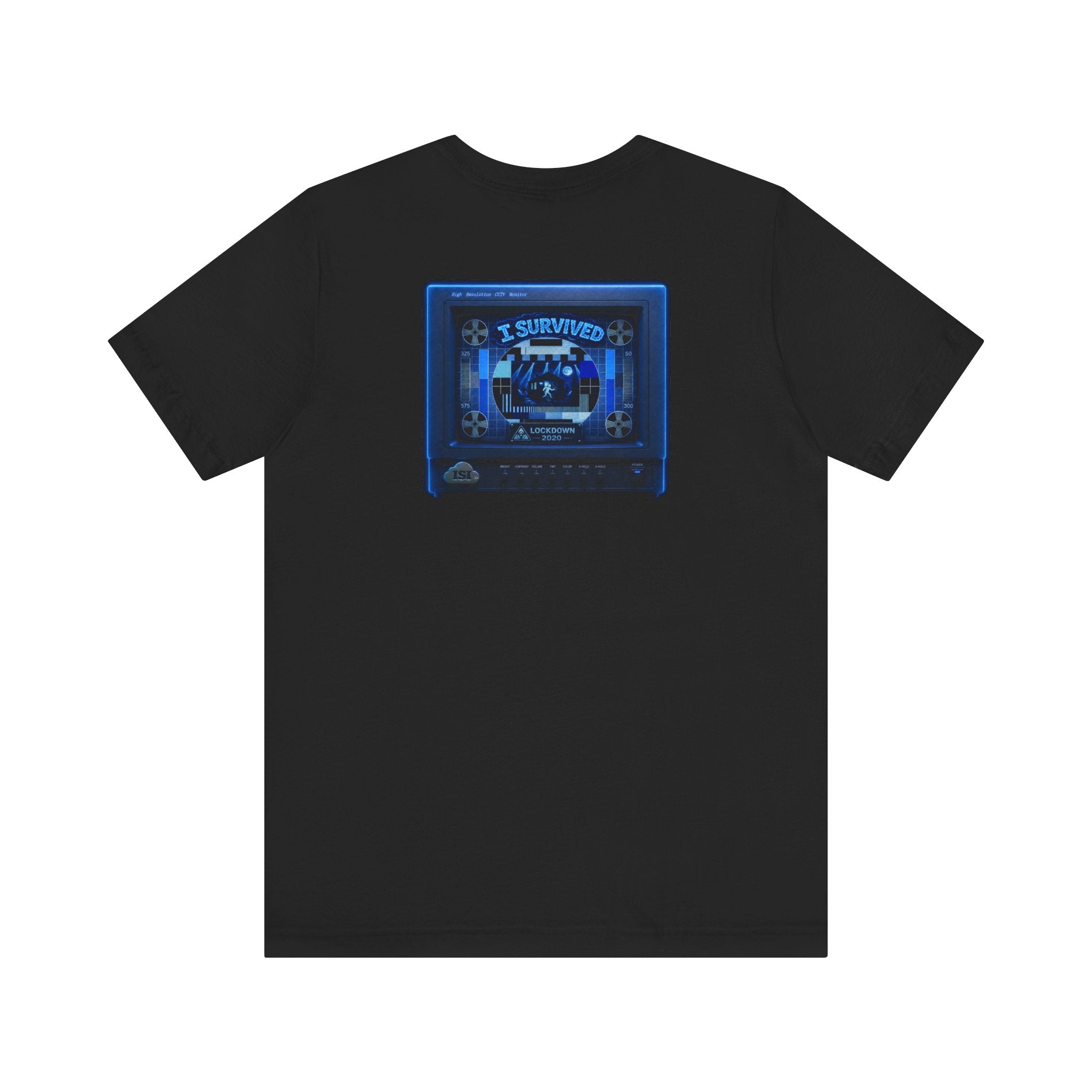 I Survived 2020 — "Please Stand By" Test Pattern Tee Lockdown Summer Exclusive Unisex Jersey Short Sleeve Tee