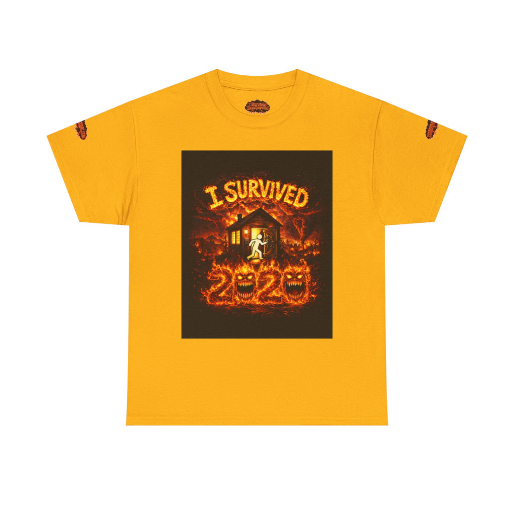 I Survived 2020 — WILDFIRES S2:E4: Special Edition "Western U.S." Memorial Unisex Heavy Cotton Tee
