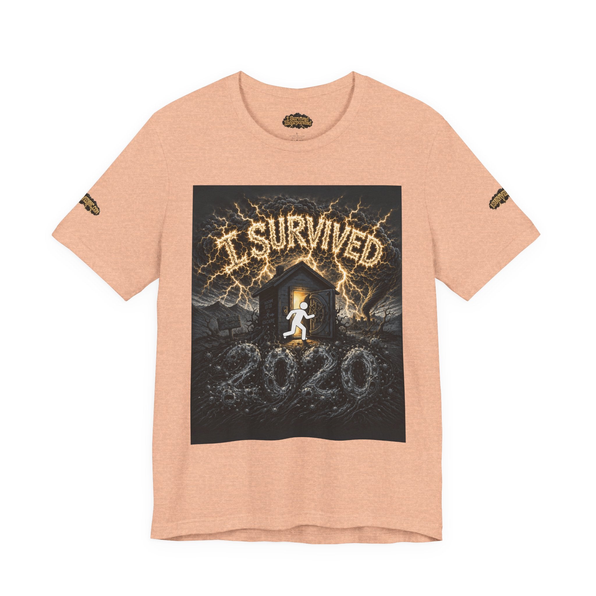 I Survived 2020 — Original Design Teaser Tee | Season 1 Premiere Drop Unisex Jersey Short Sleeve Tee