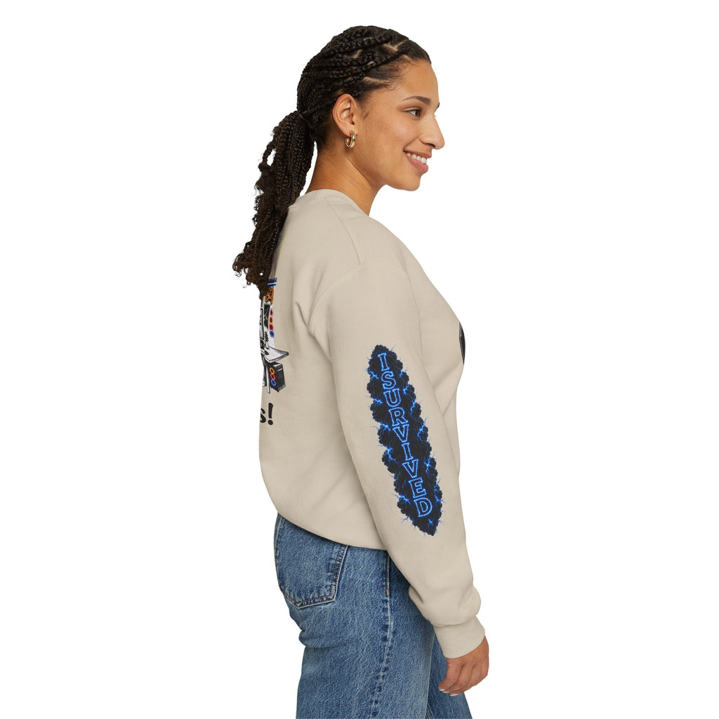 I Survived 2020 — Director's Cut S3:E4 "Working From Home" | Mid-Season Finale Pt. 1 | Lockdown Edition Documentary Unisex Heavy Blend™ Crewneck Sweatshirt