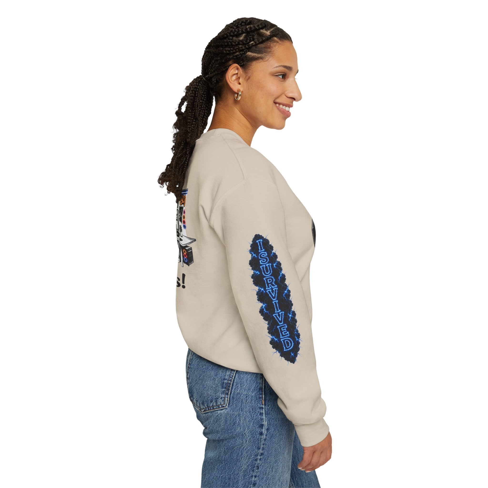 I Survived 2020 — Director's Cut S3:E4 "Working From Home" | Mid-Season Finale Pt. 1 | Lockdown Edition Documentary Unisex Heavy Blend™ Crewneck Sweatshirt