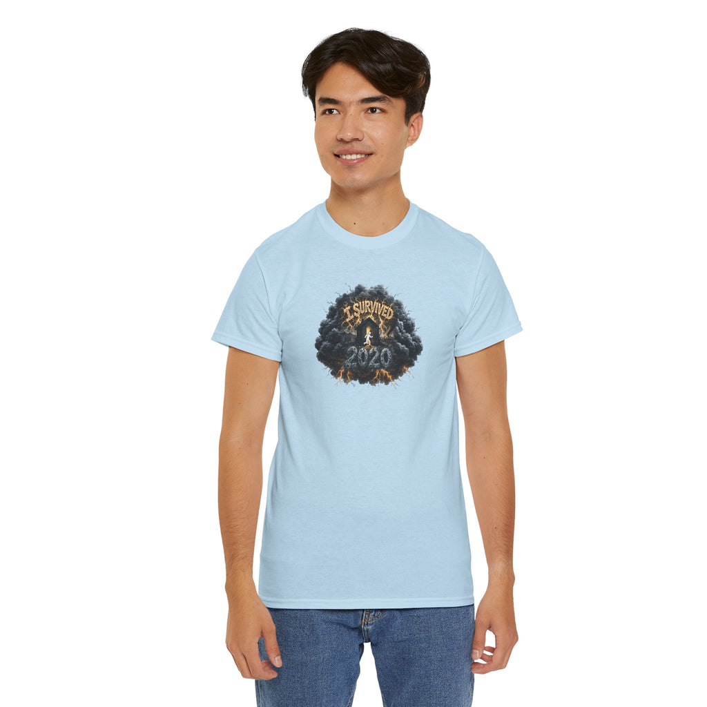 I Survived 2020 — Original PILOT Design: Director's Cut Unisex Heavy Cotton Tee