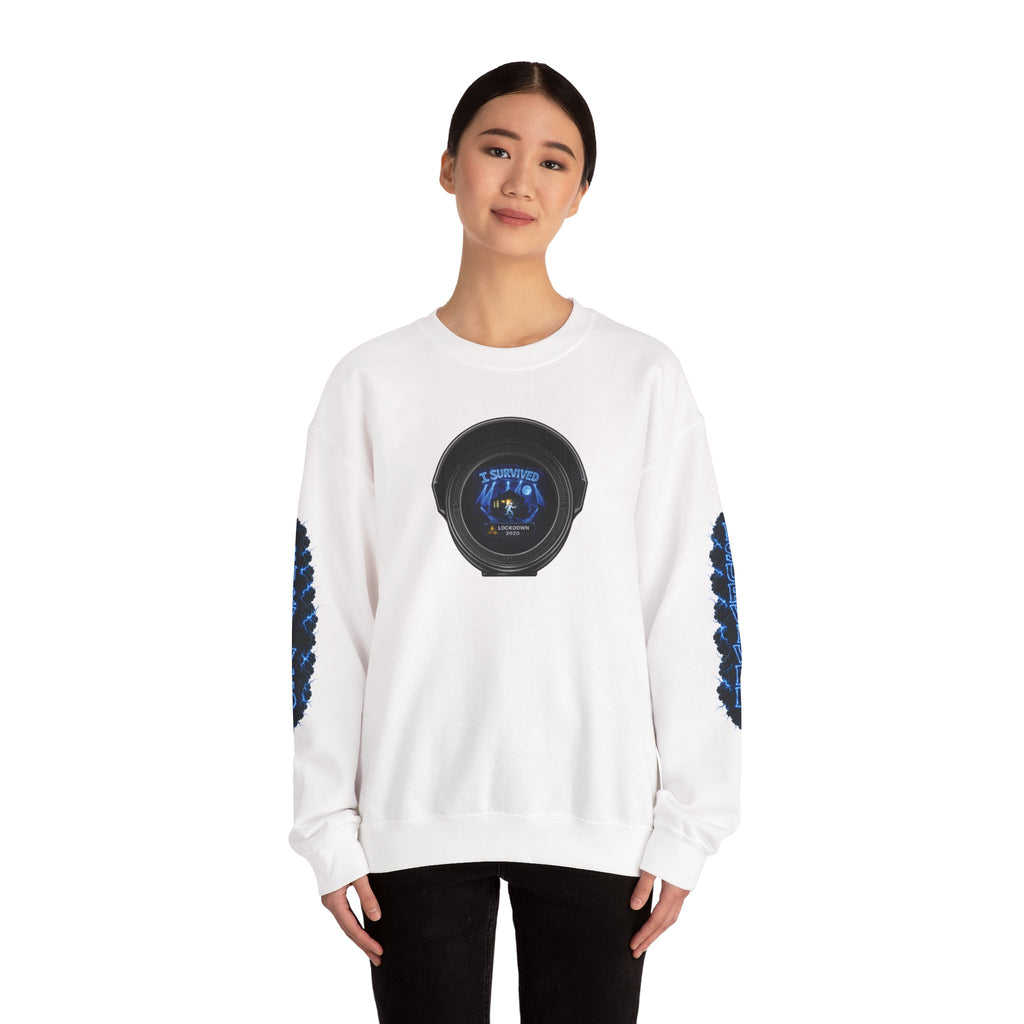 I Survived 2020 — LOCKDOWN S3:E2: Director's Cut Special Edition "Dating Under Lockdown" Unisex Heavy Blend™ Crewneck Sweatshirt