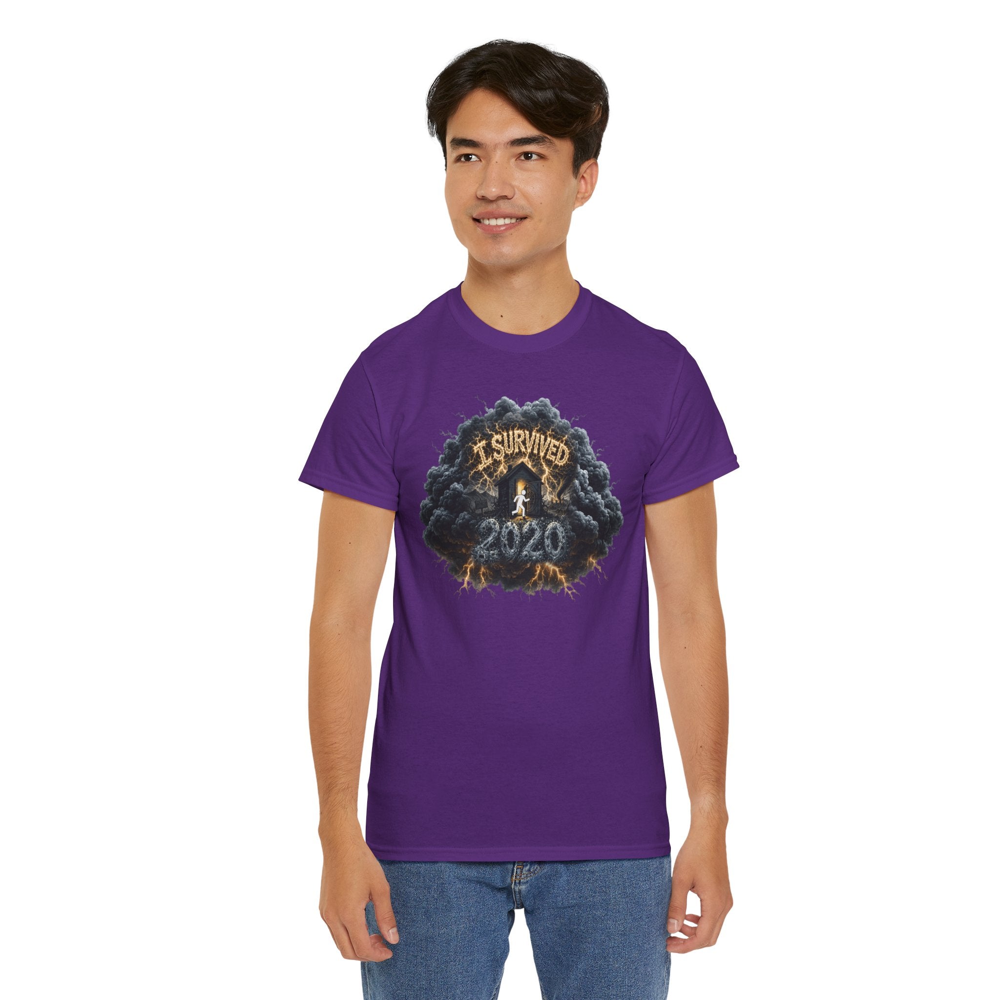 I Survived 2020 — Director's Cut Original Design Teaser Tee | Season 1 Premiere Drop Unisex Heavy Cotton Tee