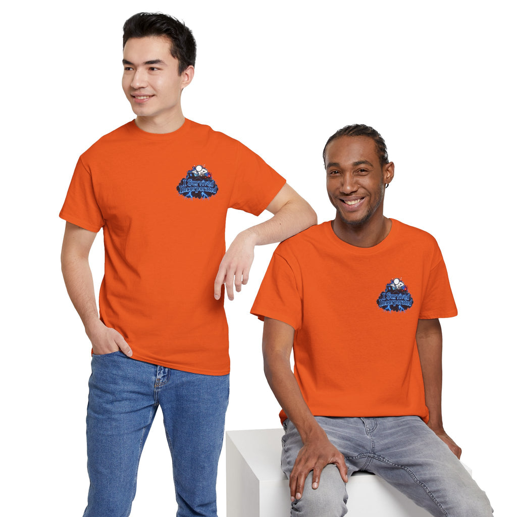 I Survived 2020 — "Please Stand By" Test Pattern Tee Lockdown Surveillance Edition Summer Exclusive Unisex Heavy Cotton Tee
